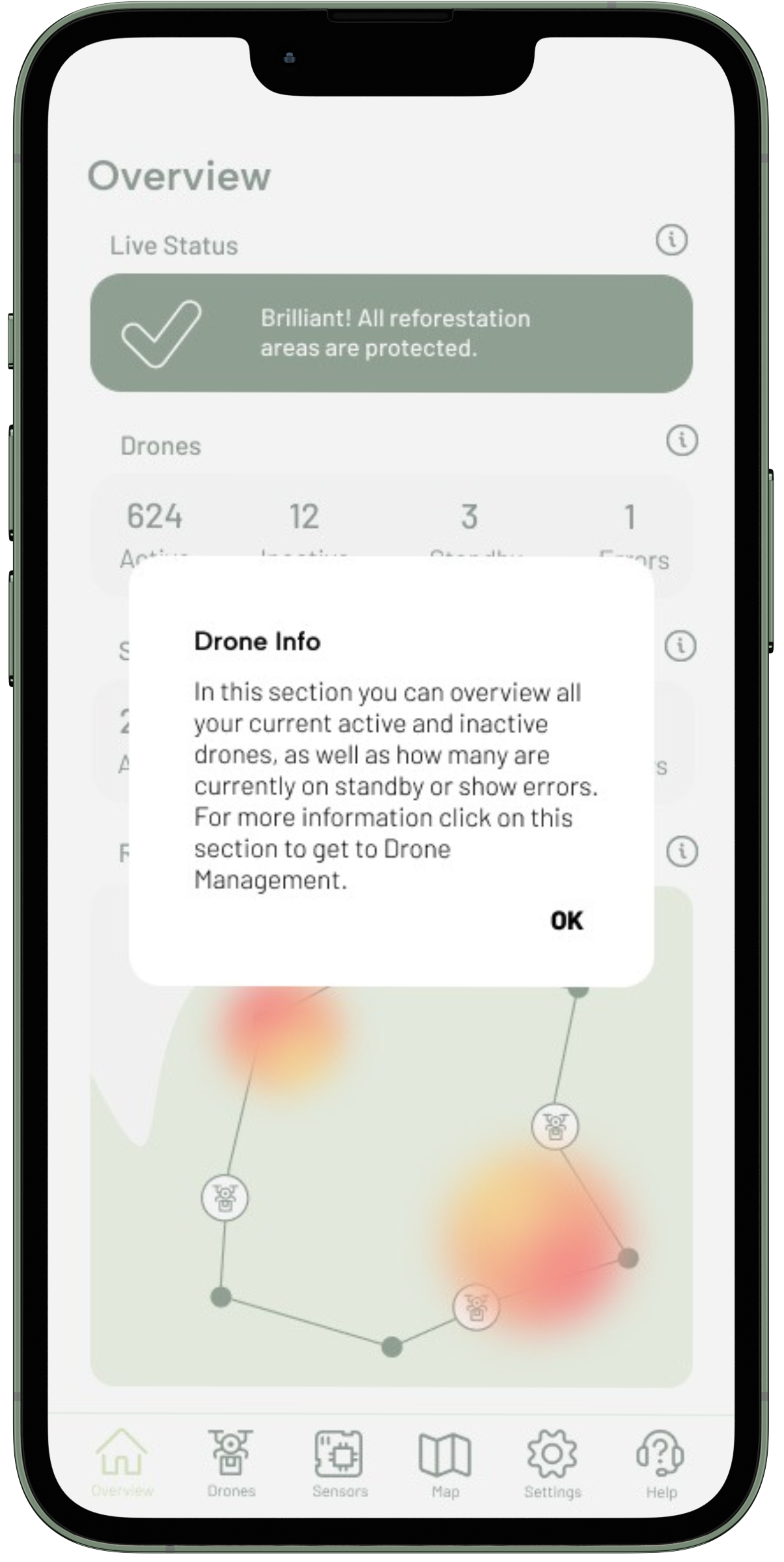 StagTag App Notification Screen