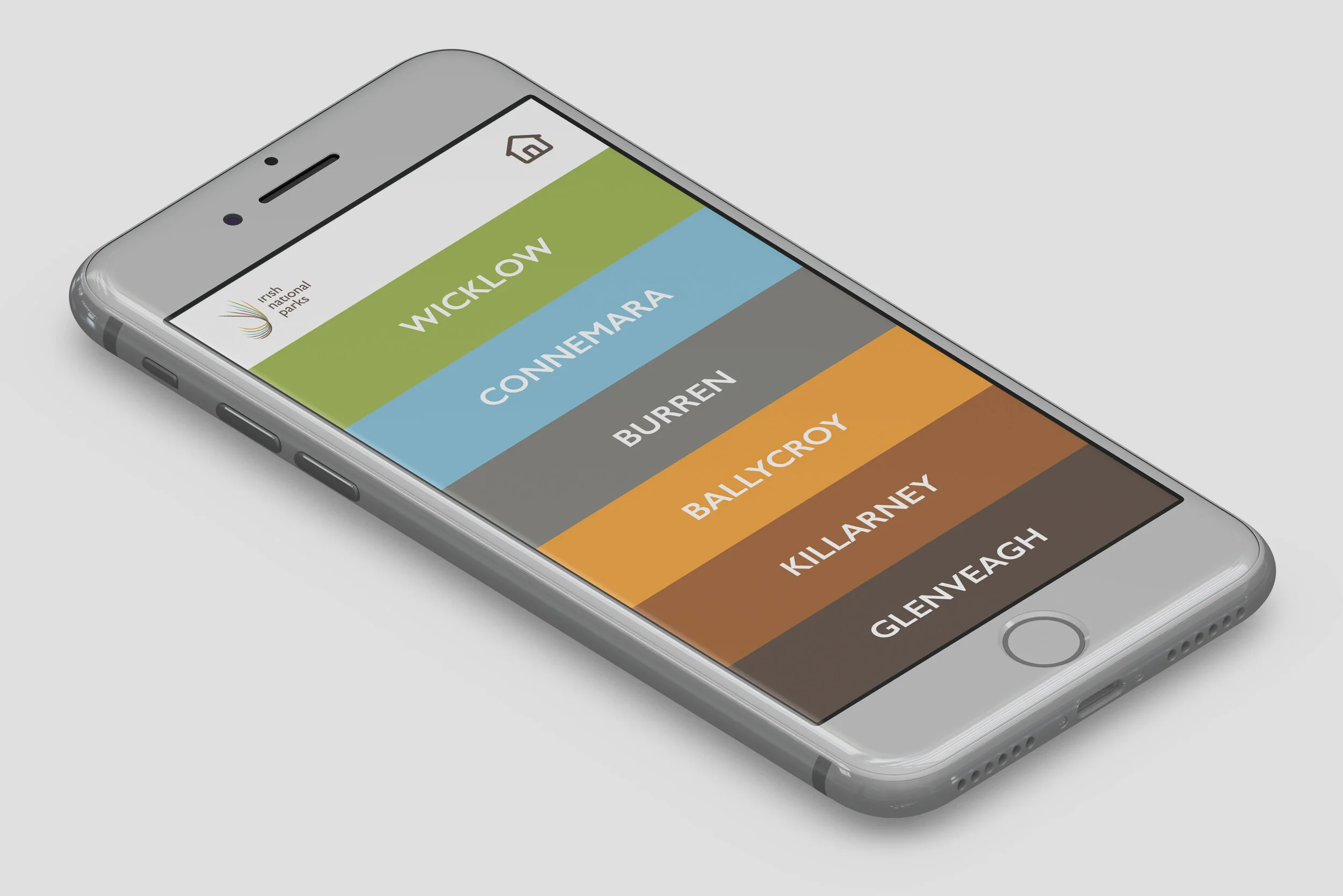 App - nationalpark overview