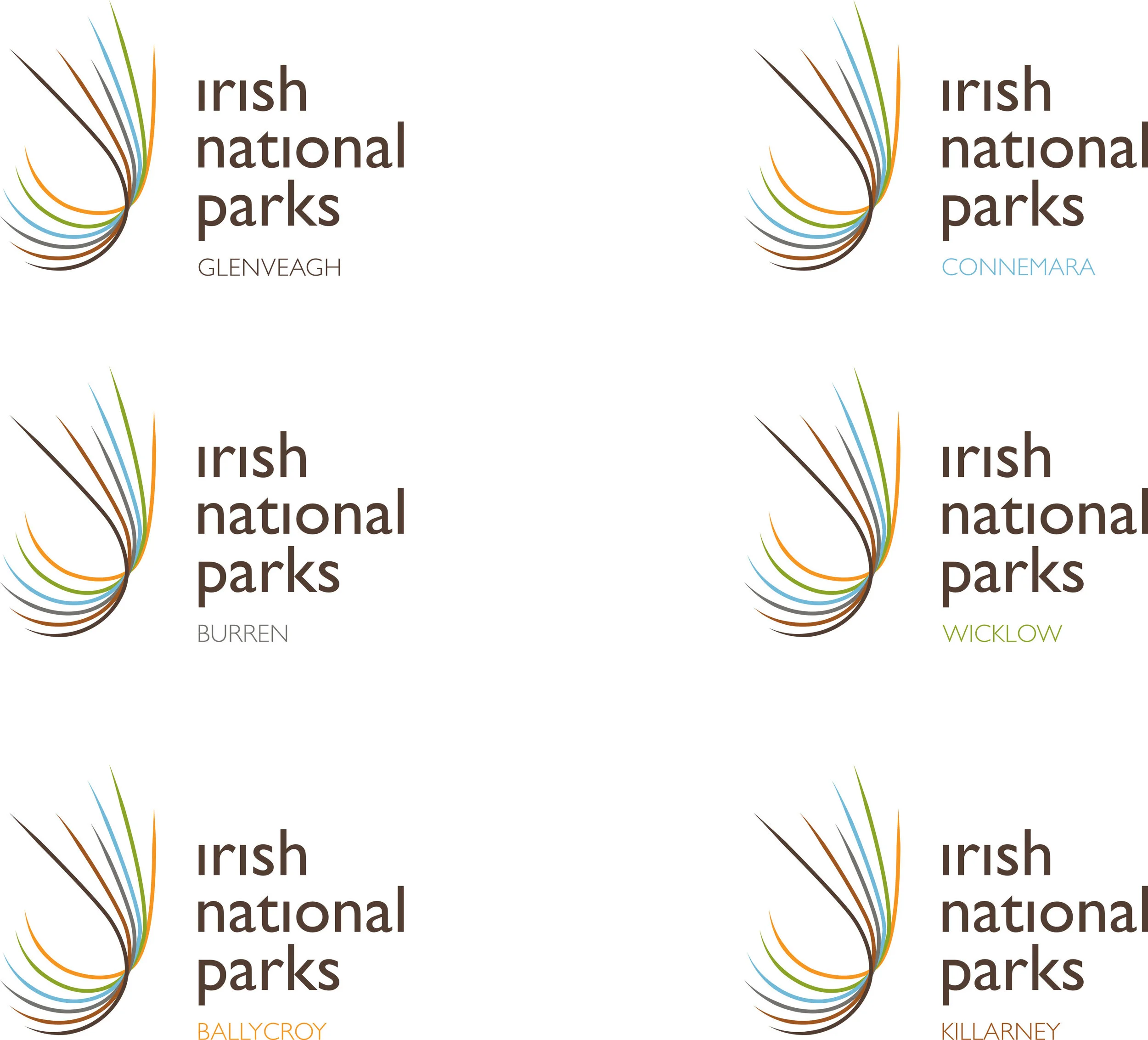 National Park Logos - colour