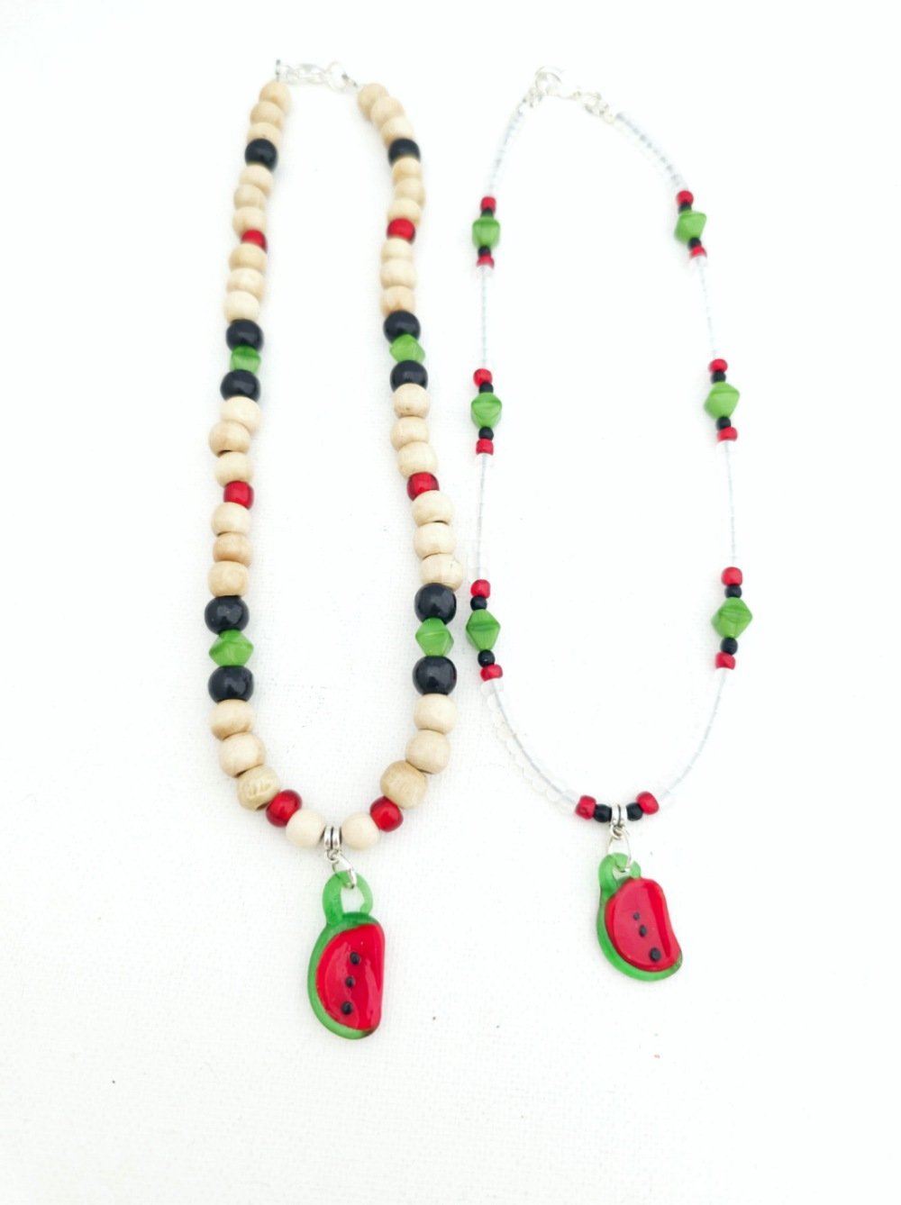 Watermelon necklaces