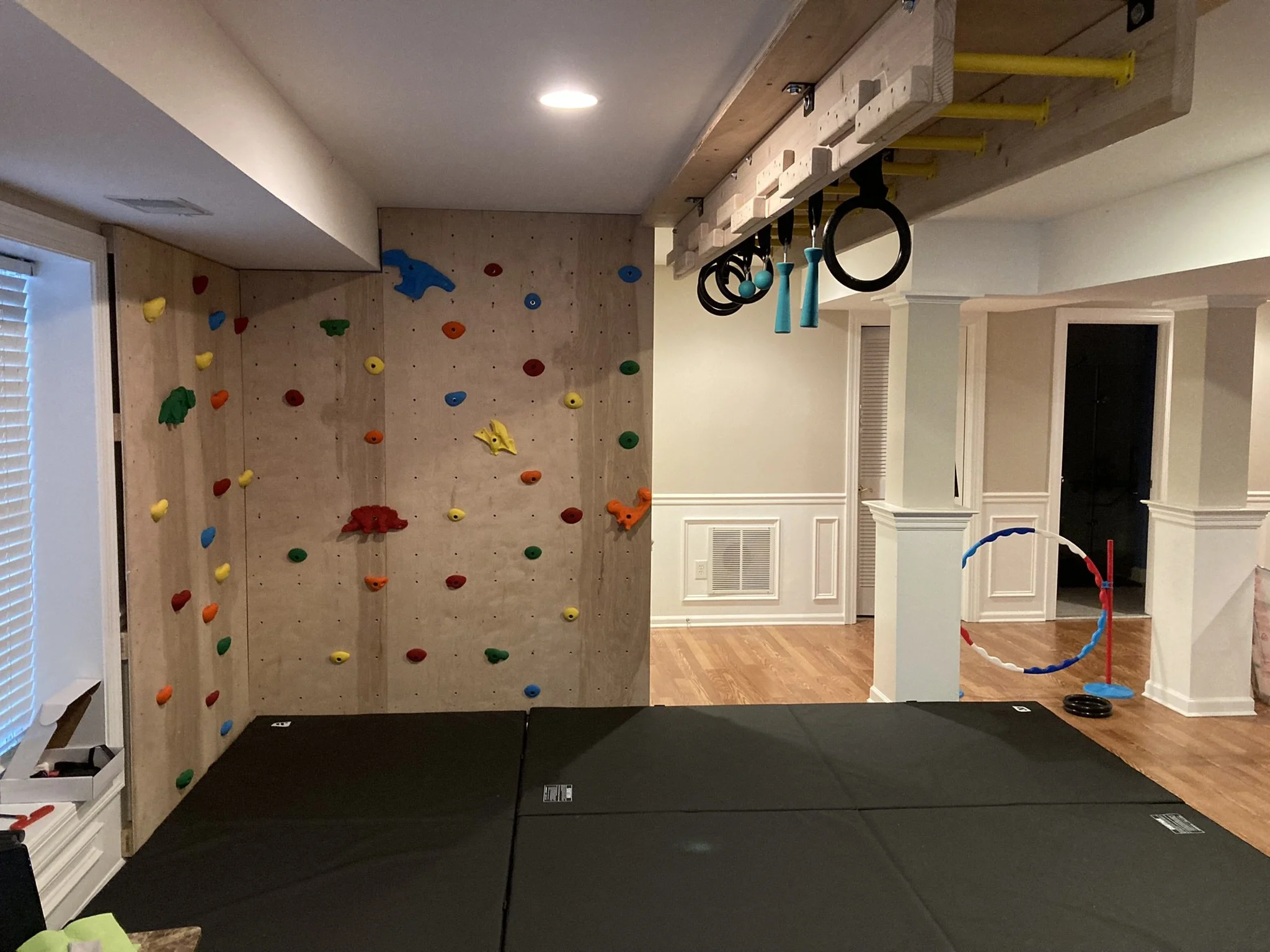 This customer opted for padding that can be easily folded up and stored away