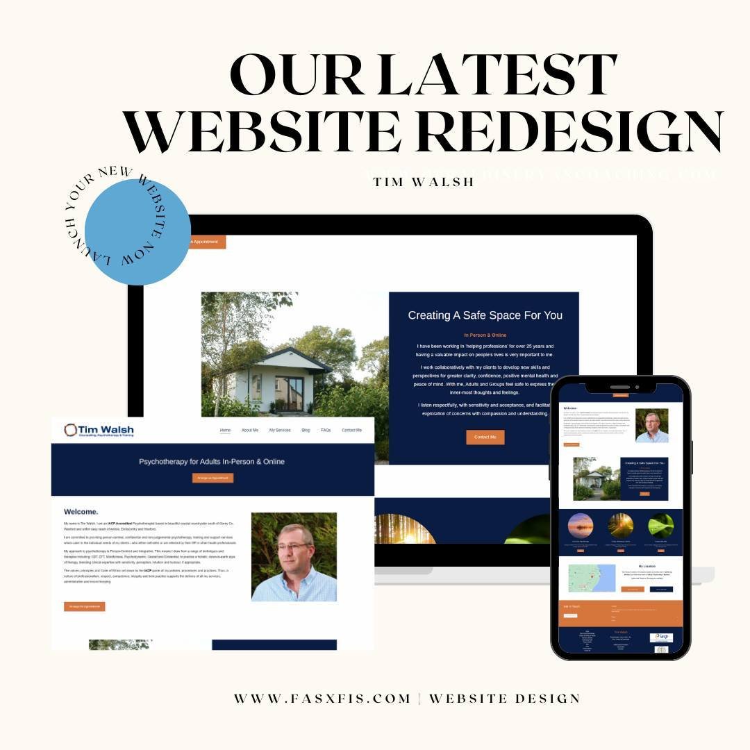 Check out our latest website redesign for Psychotherapist Tim Walsh⁠
⁠
If you need a new website for your business contact us!⁠
⁠
⁠
#websitedesign #irishwebdesigners #websitedesignersireland