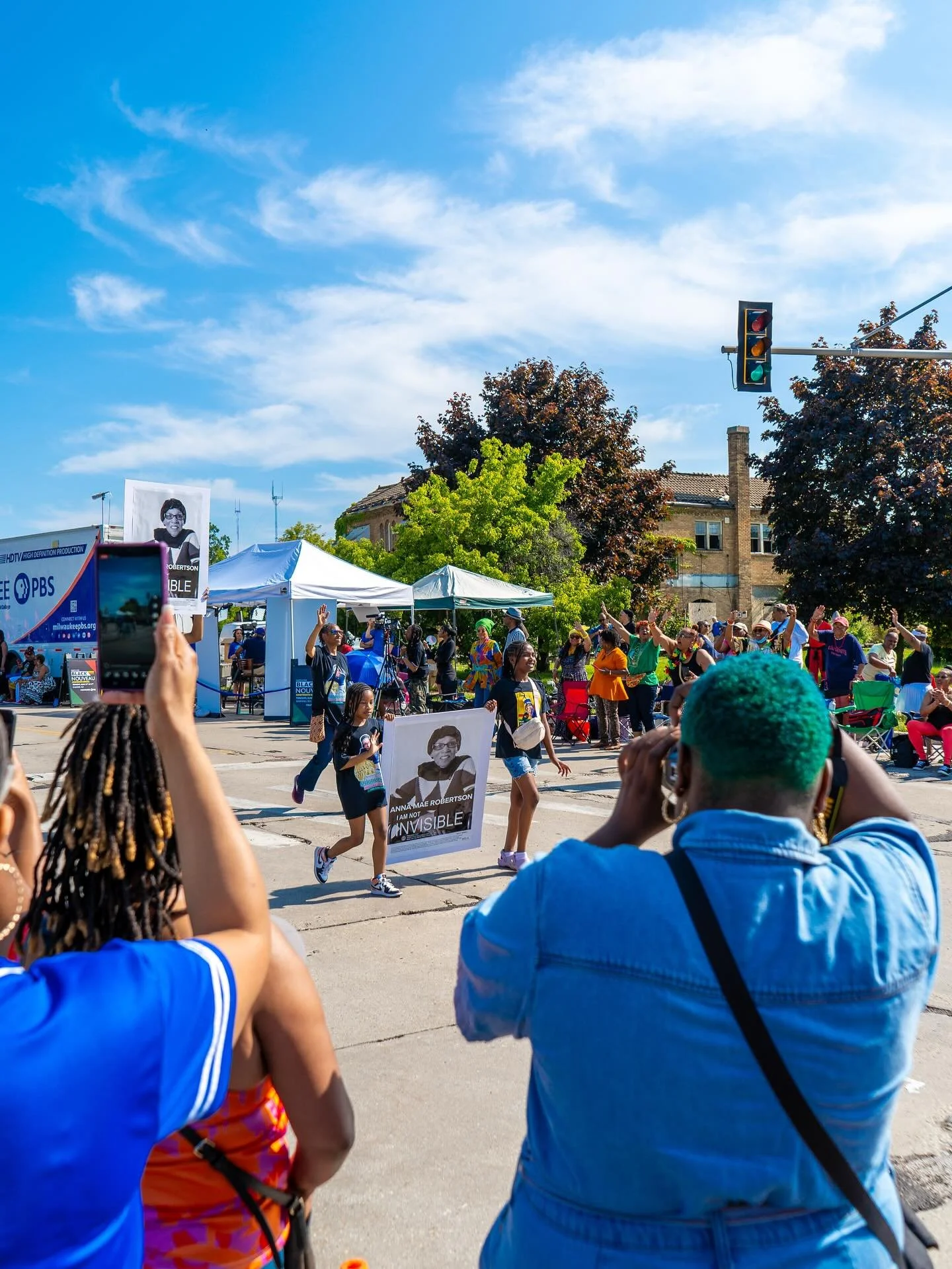 The Jubilee Parade flowed down MLK Jr. Drive for its 54th year all smiles, with music and movement.

The Juneteenth court and community members led the way through Harambee, with bubbles in the air and energy everywhere.

Photographers from the morni