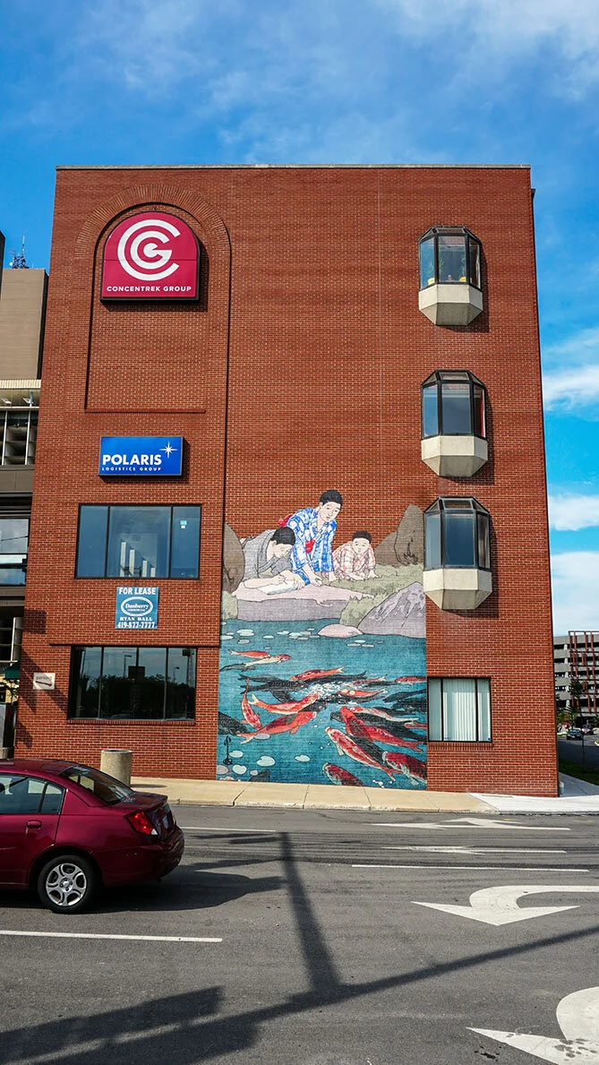 Hiroshi Yoshida, Carp in a Pond_Web Version_1.jpg