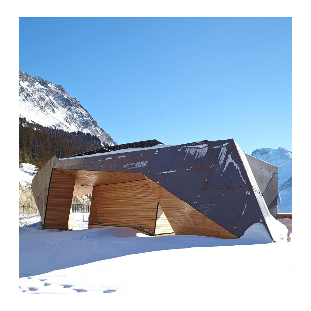 The Glacier Skywalk expressing the mountain ridges in its formal language. #EvolvingLegacy

#sturgessarchitecture #loversofarchitecture #architecture #architect #archilovers #canadianarchitecture #canadianarchitect #modern #instadaily #design #design