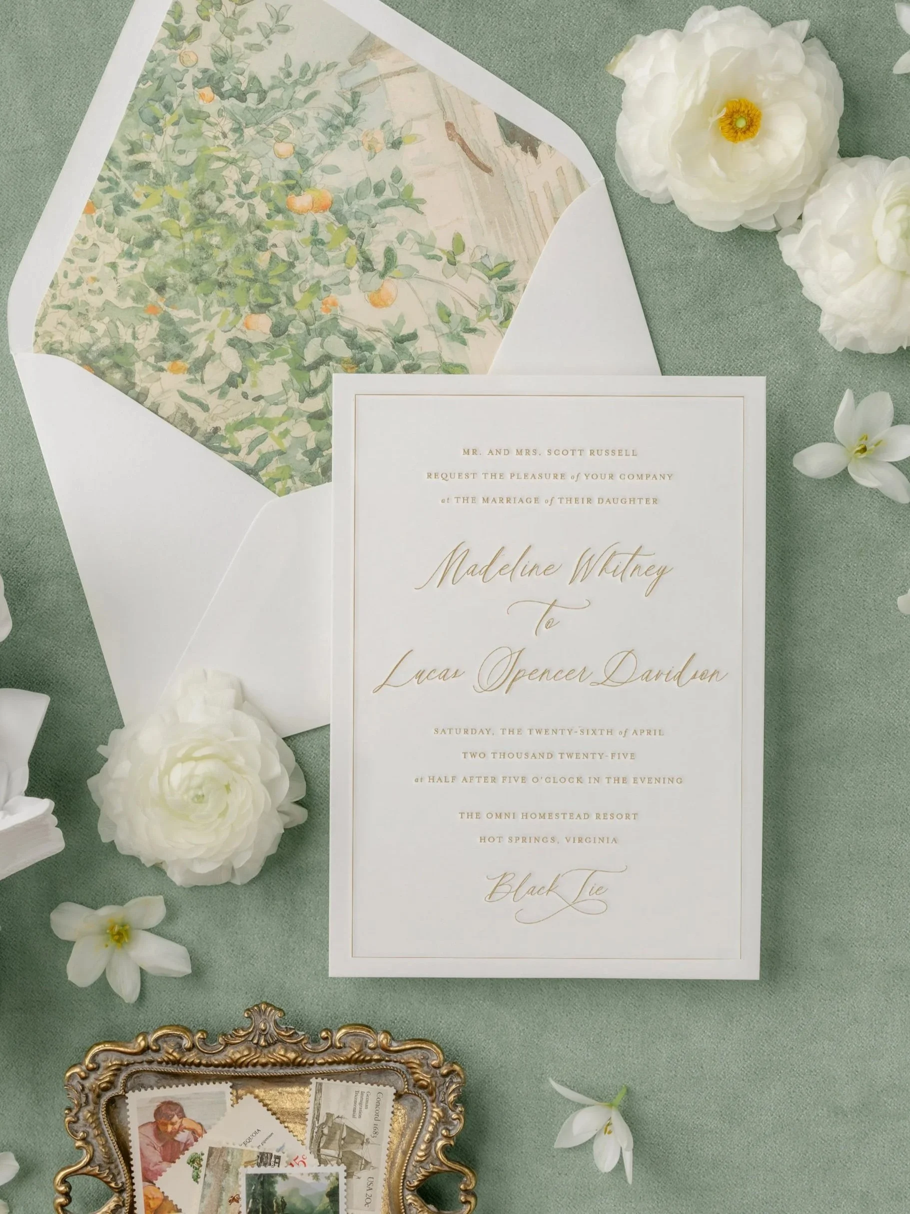 Sophia | Wedding Invitation with RSVP