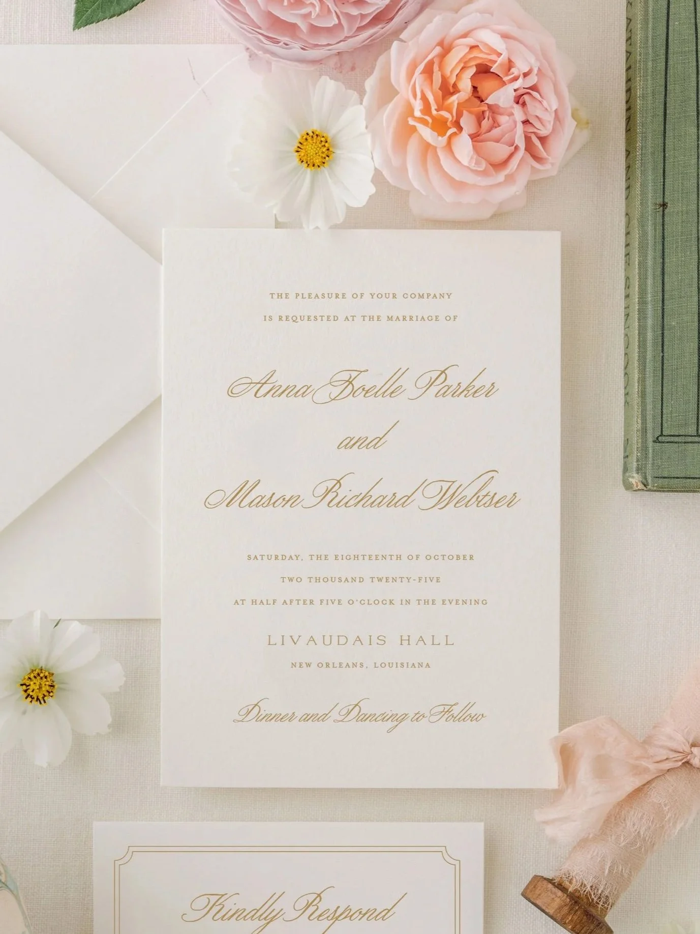 Palermo | Wedding Invitation with RSVP