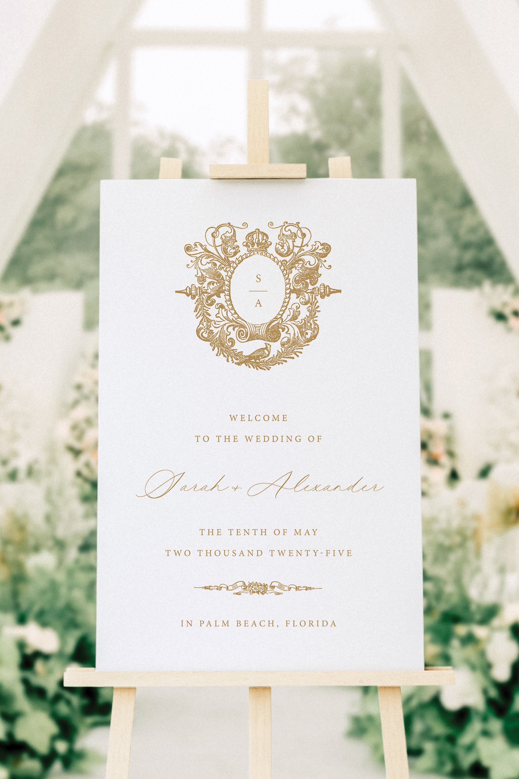 Wedding Welcome Sign