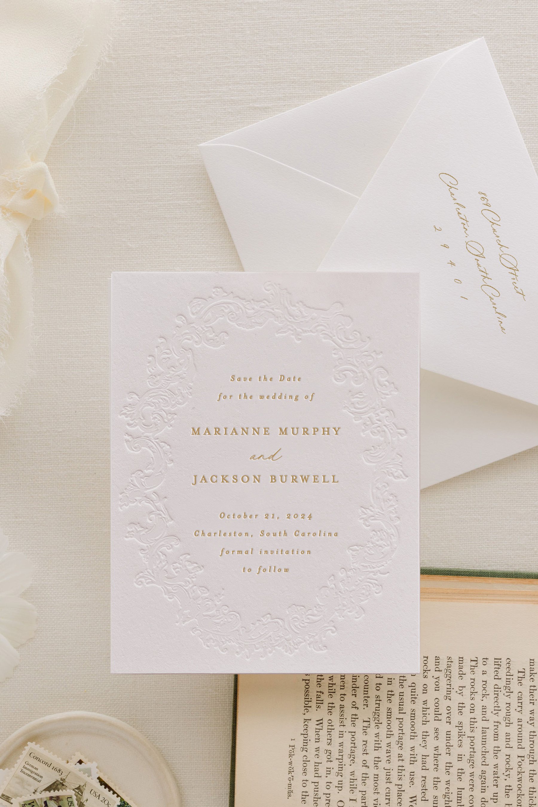 wedding save the date card