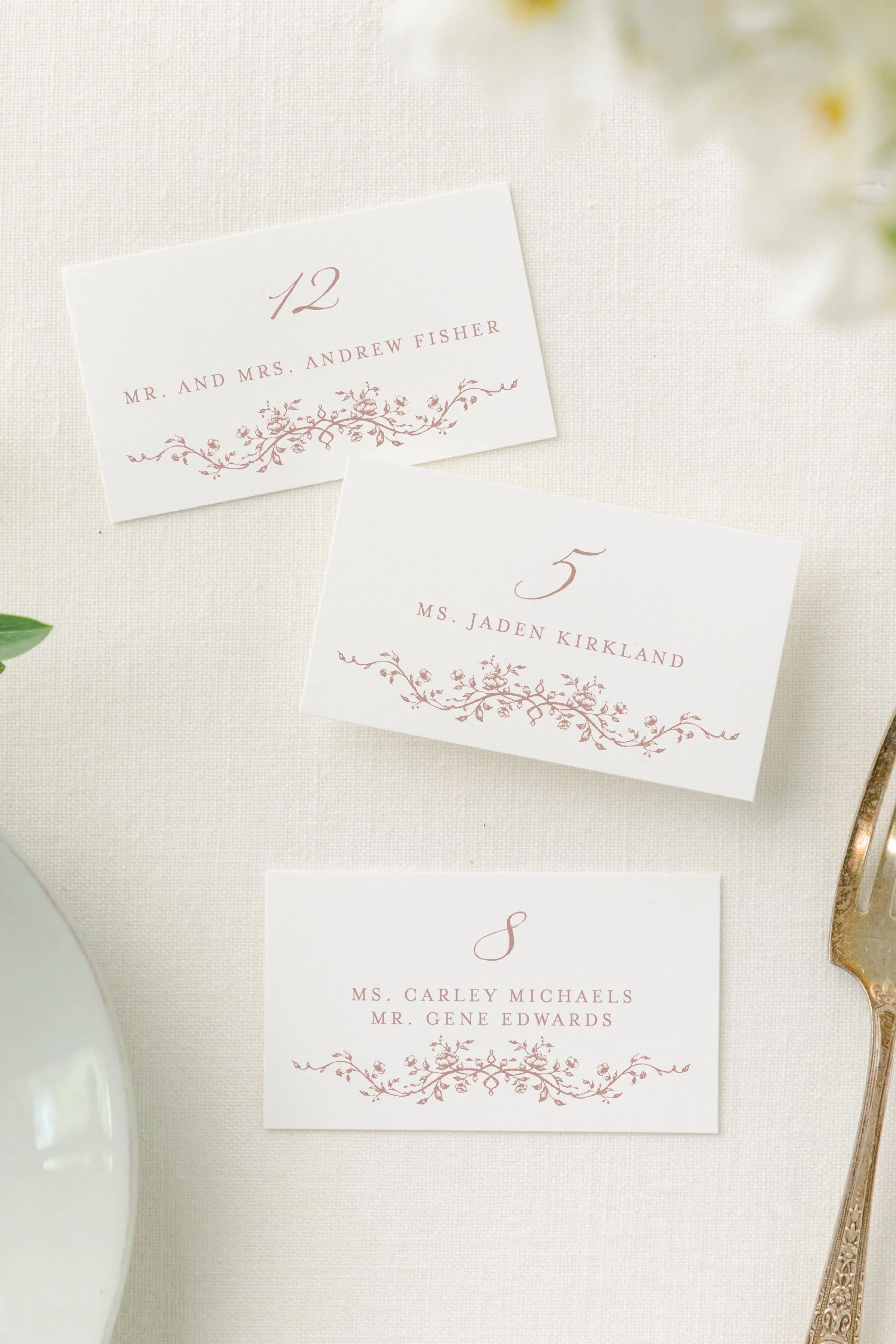Wedding Escort Cards