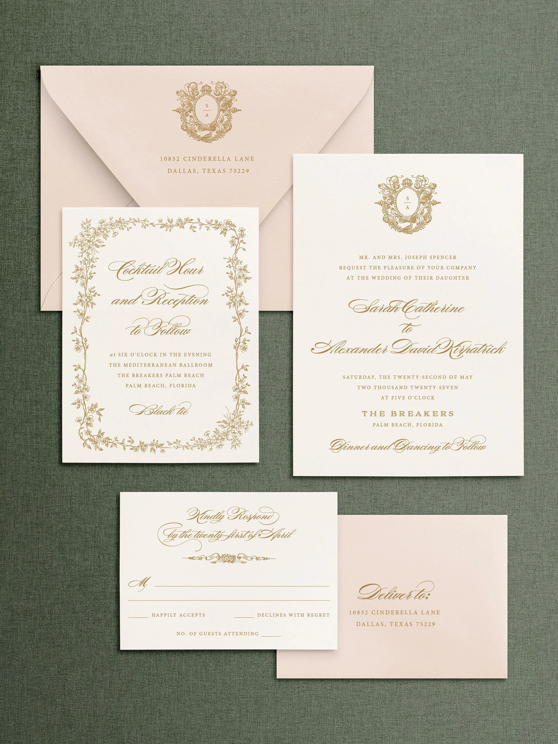 wedding invitation suite