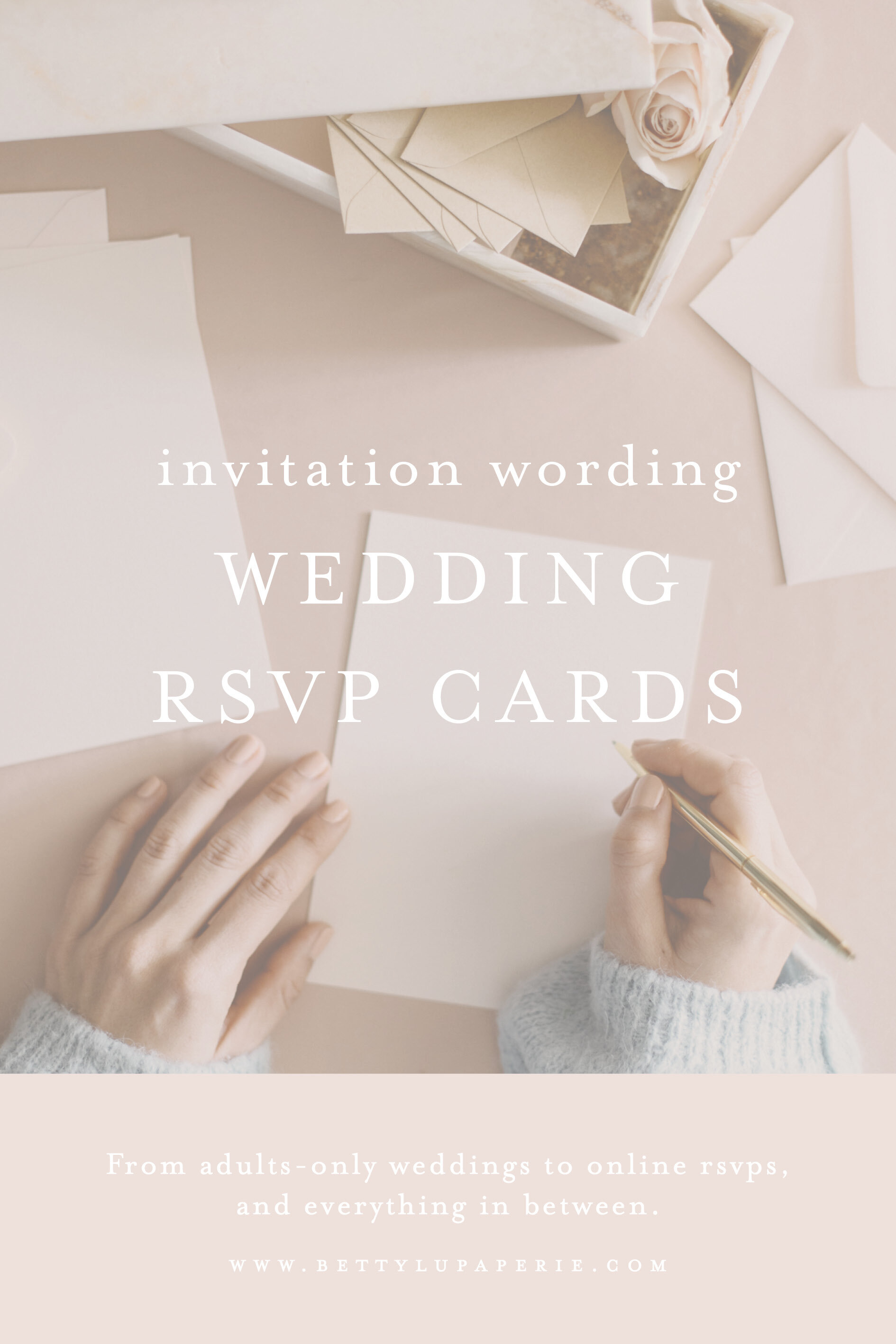 All About Wedding Invitations & RSVPs