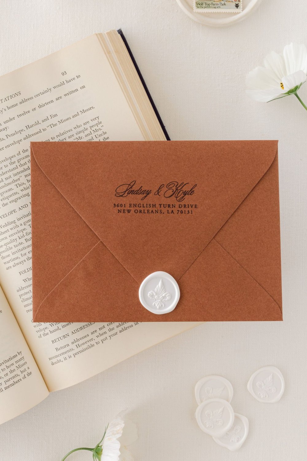 Return Address Stamp, The Carter — Betty Lu Paperie