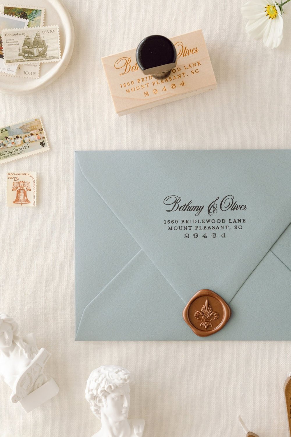 Return Address Stamp, The Carter — Betty Lu Paperie