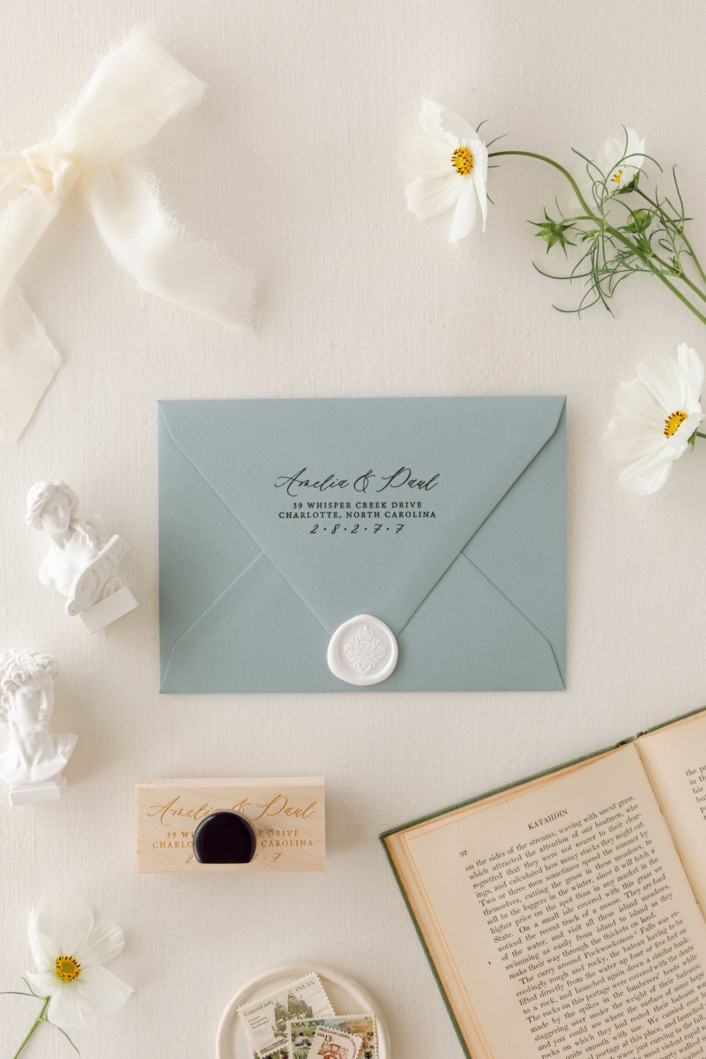 Custom Wedding, Return Address, and Novelty Stamps by The Print Mint