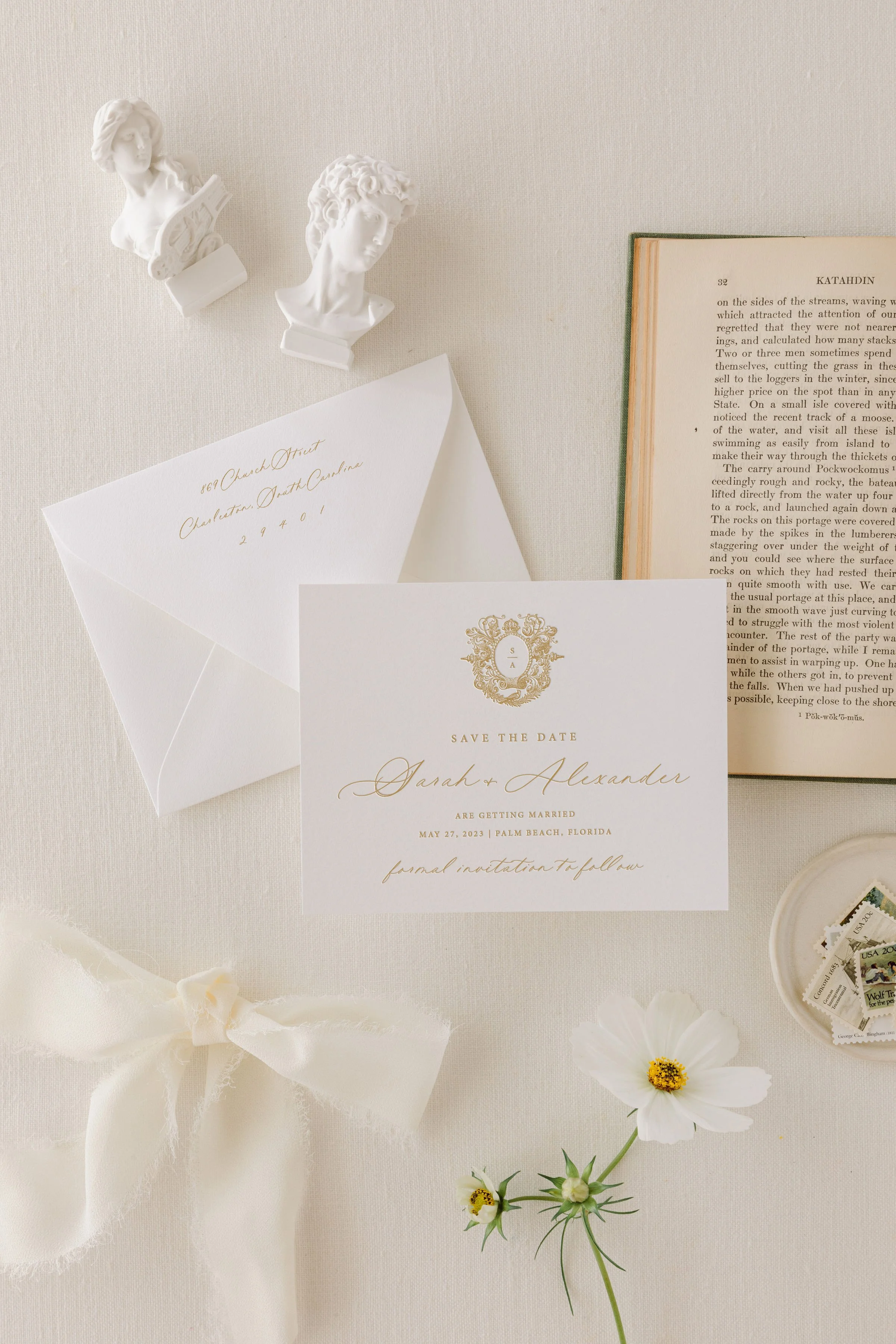 wedding save the date card