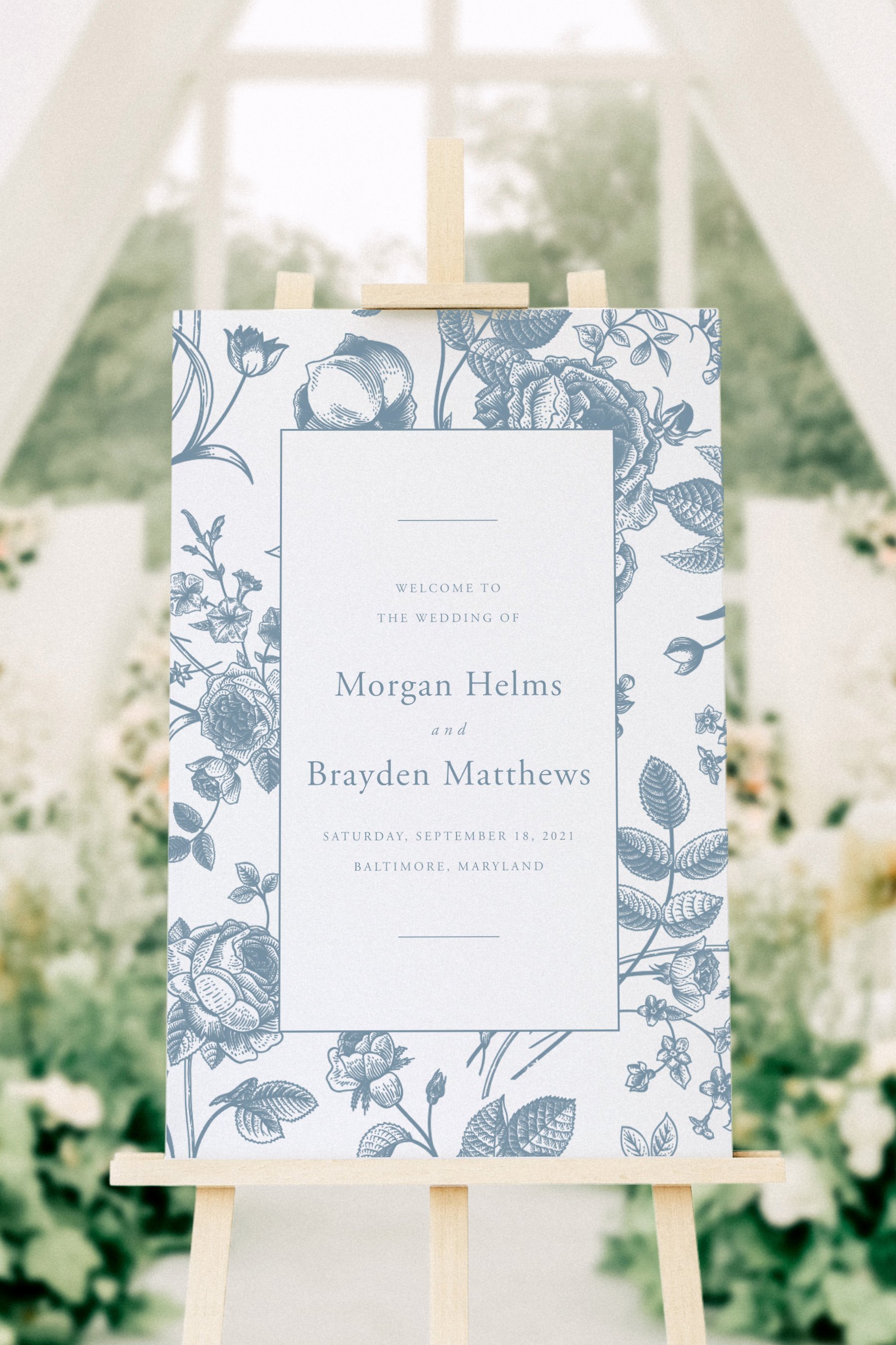 Wedding Welcome Sign