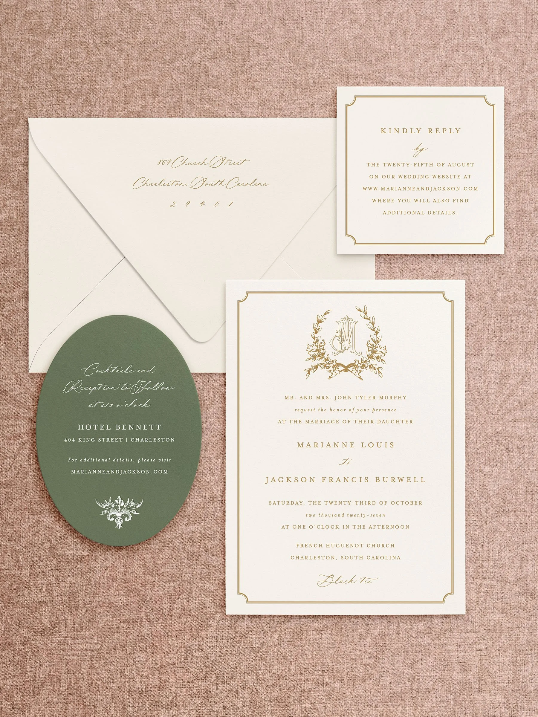 wedding invitation suite