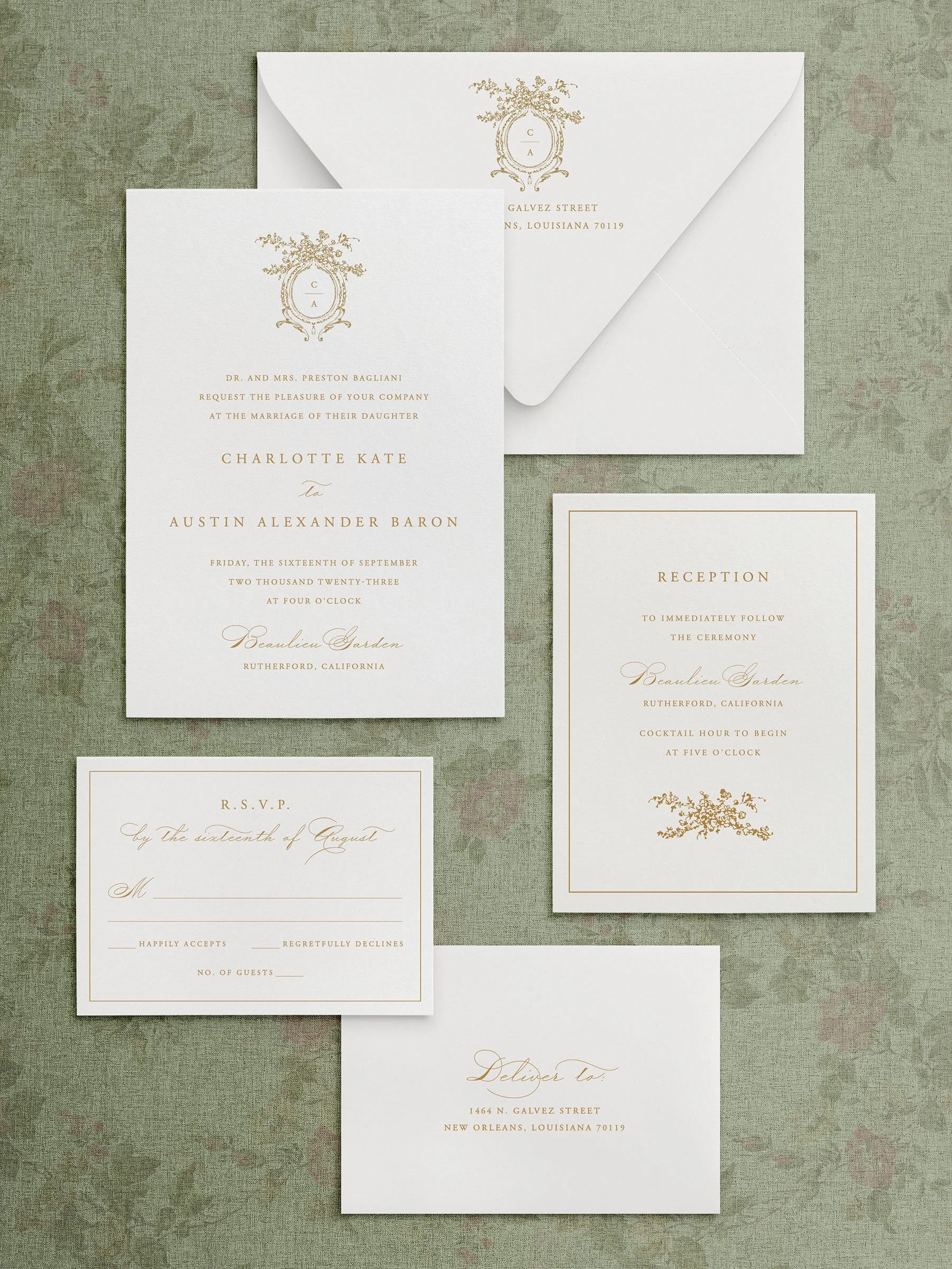 wedding invitation suite