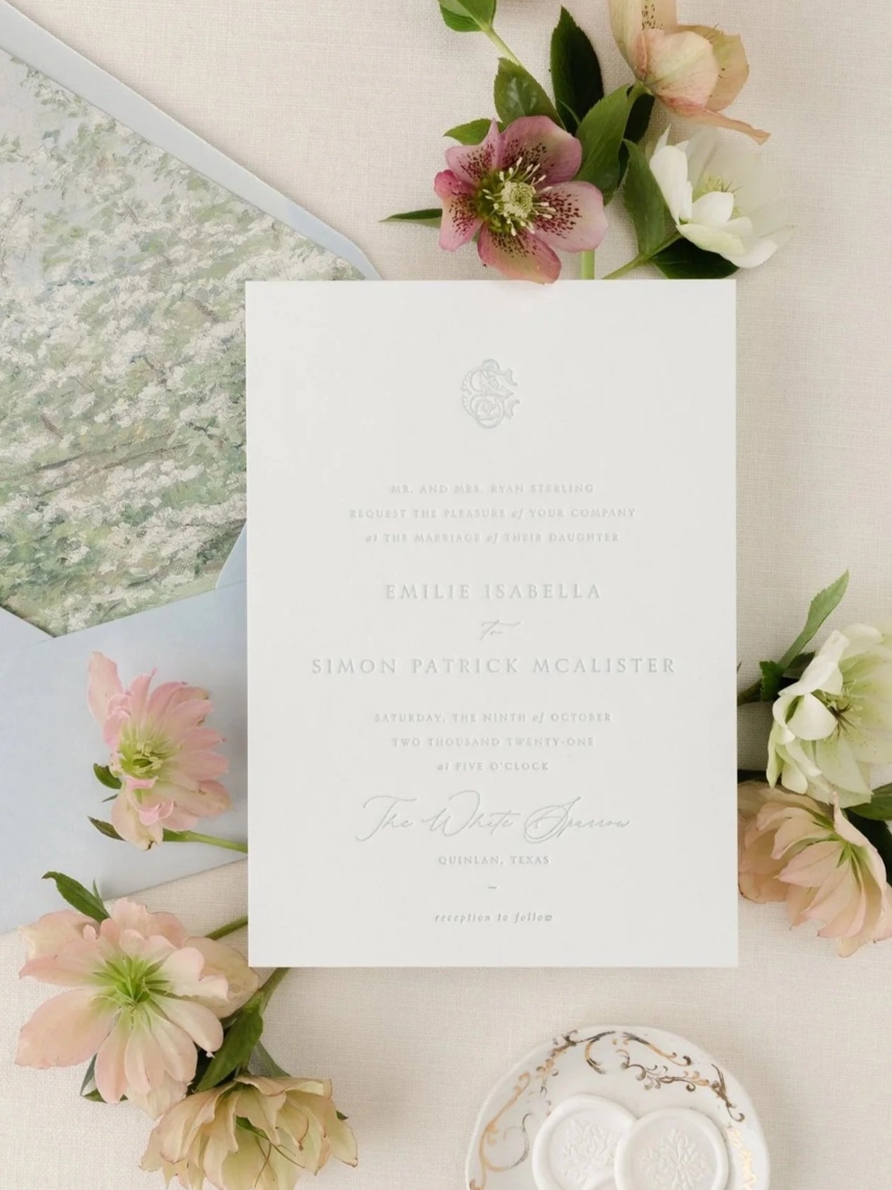 Kennedy | Wedding Invitation with RSVP