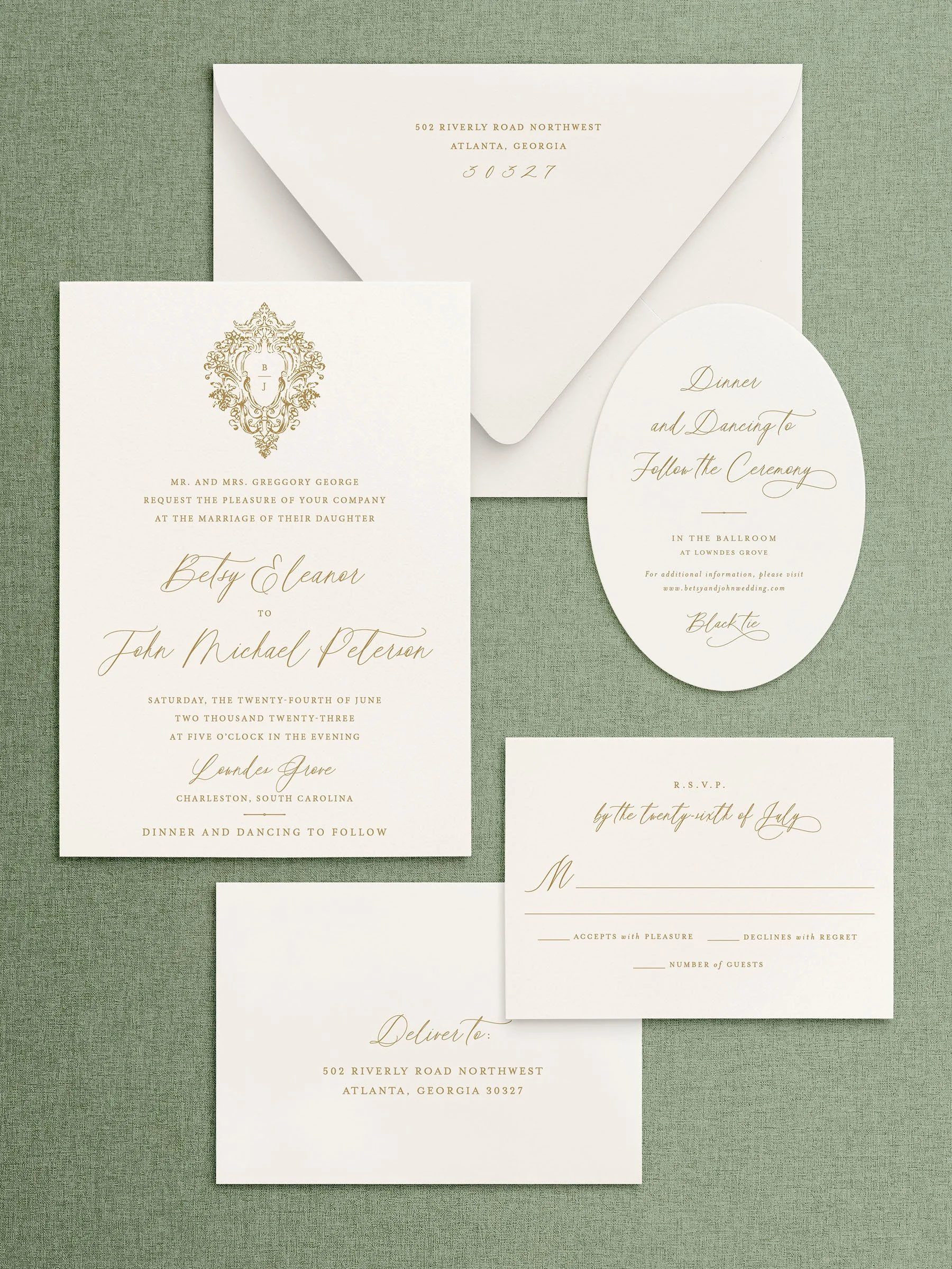 wedding invitation suite
