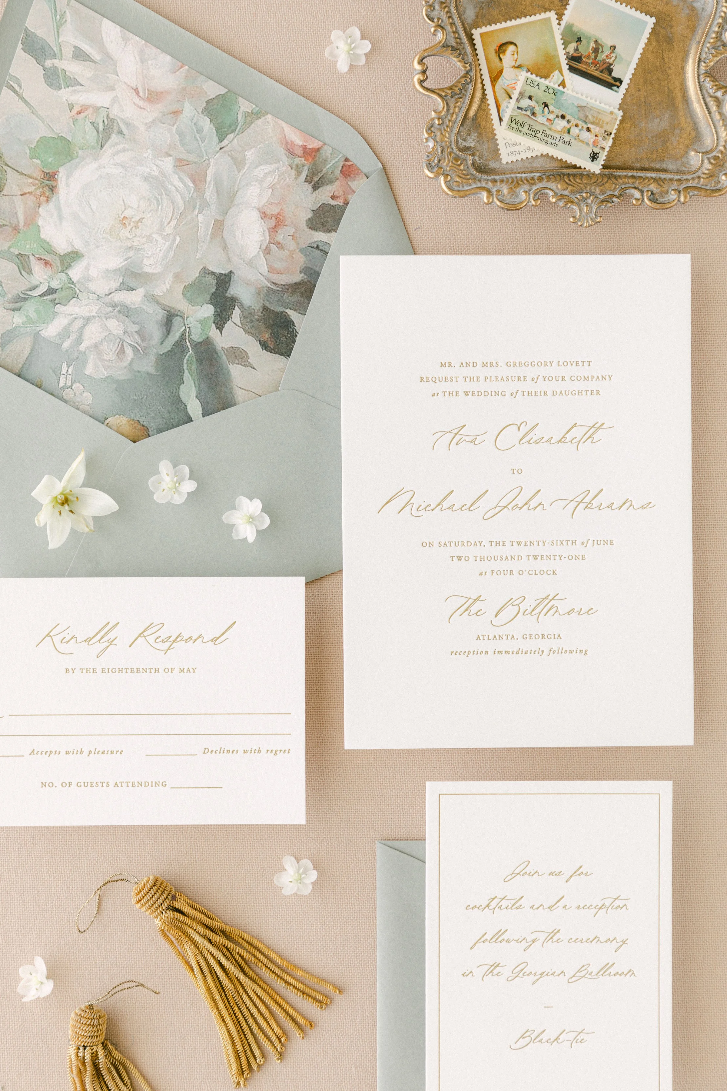 Bridal Shower Invite Planner Inserts