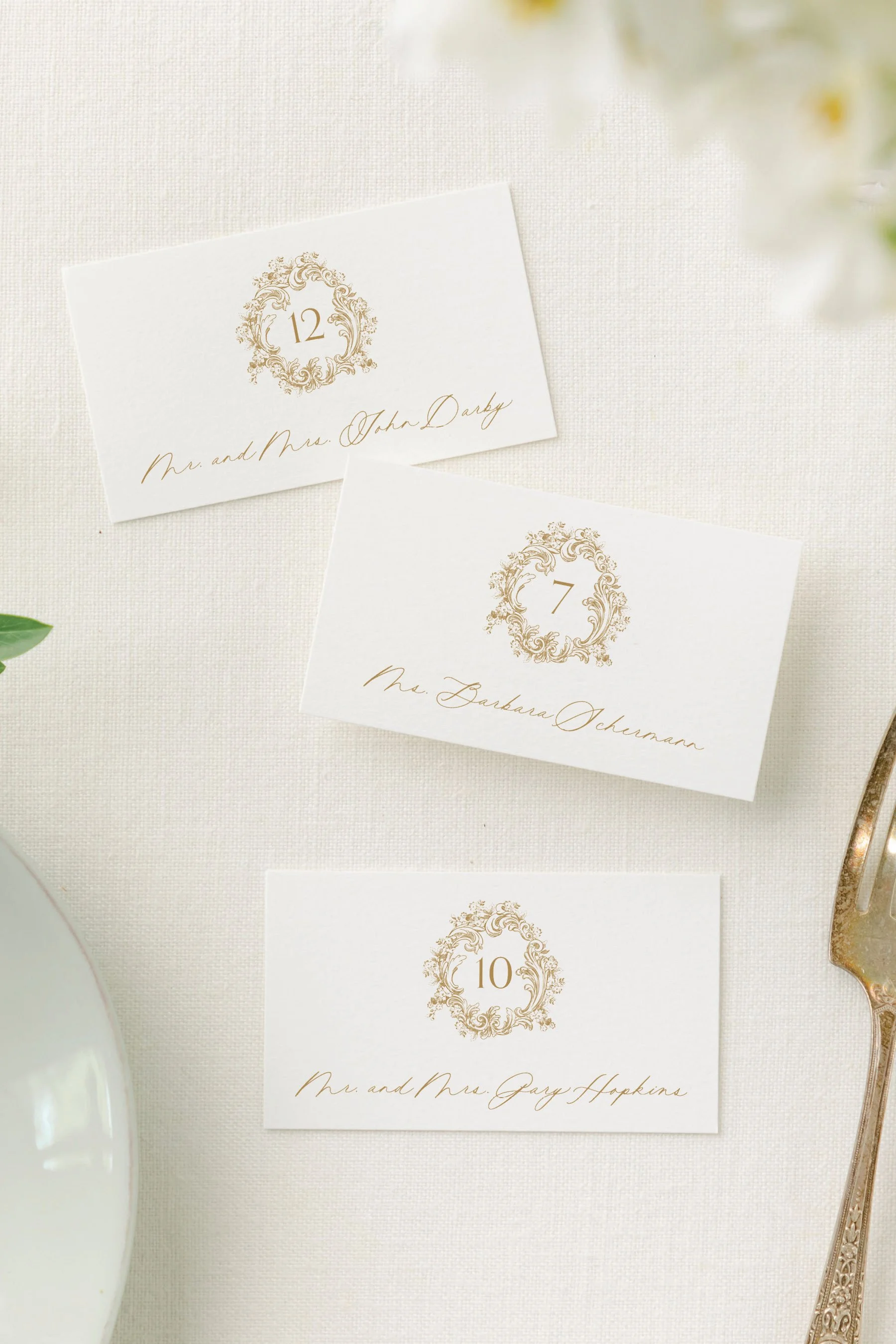 Wedding Escort Cards place cards