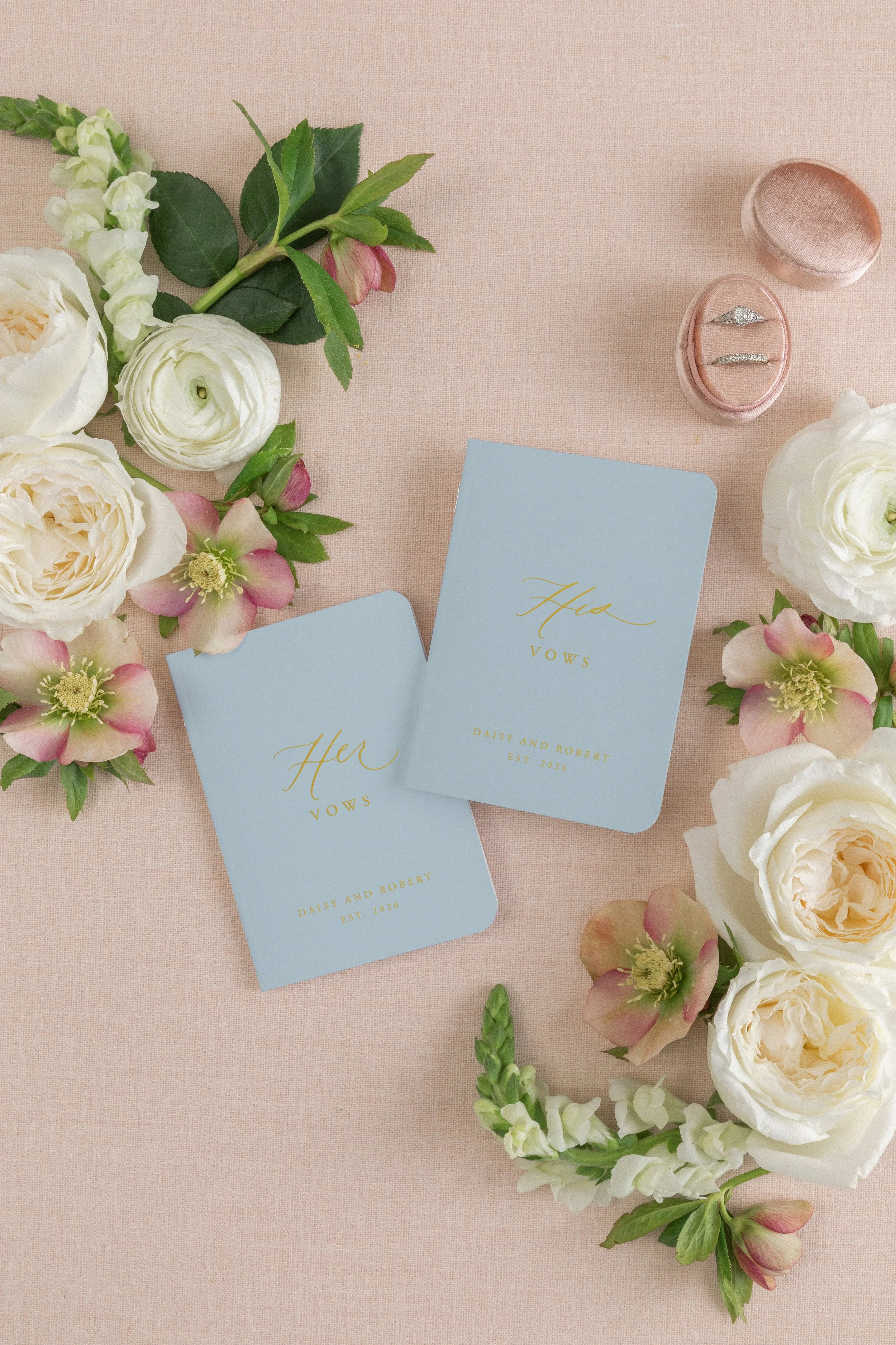 Wedding Vows Booklets