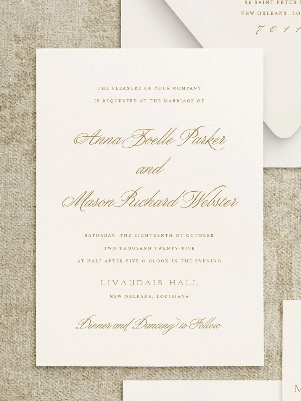wedding invitation suite
