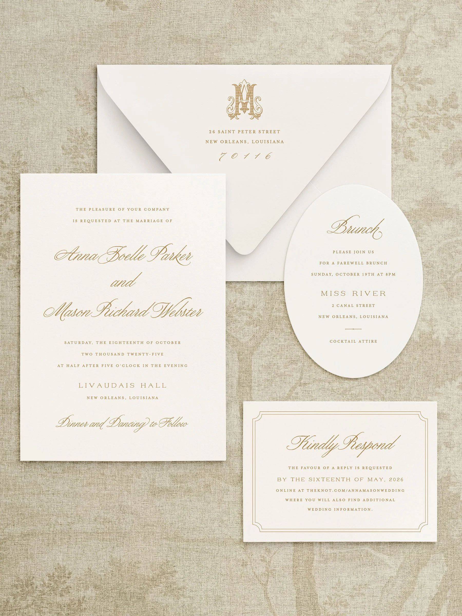 wedding invitation suite
