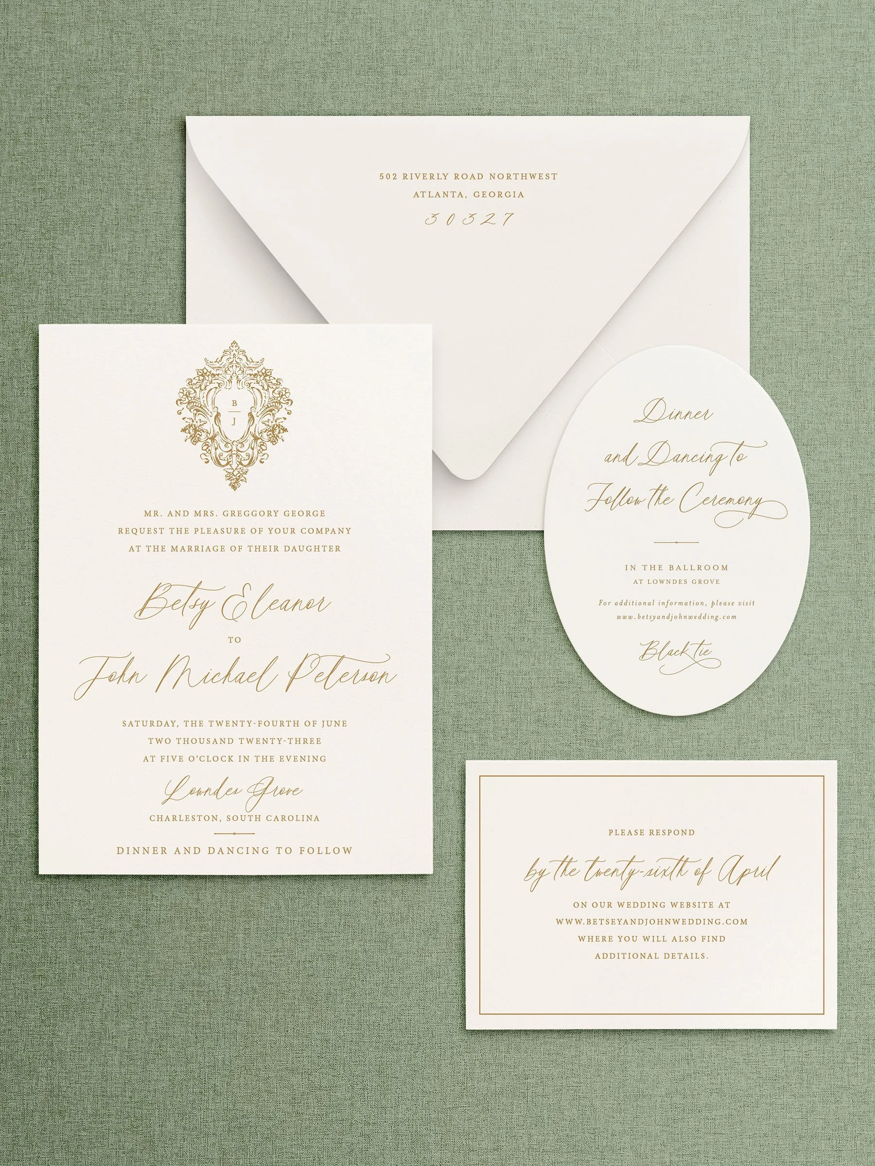 wedding invitation suite