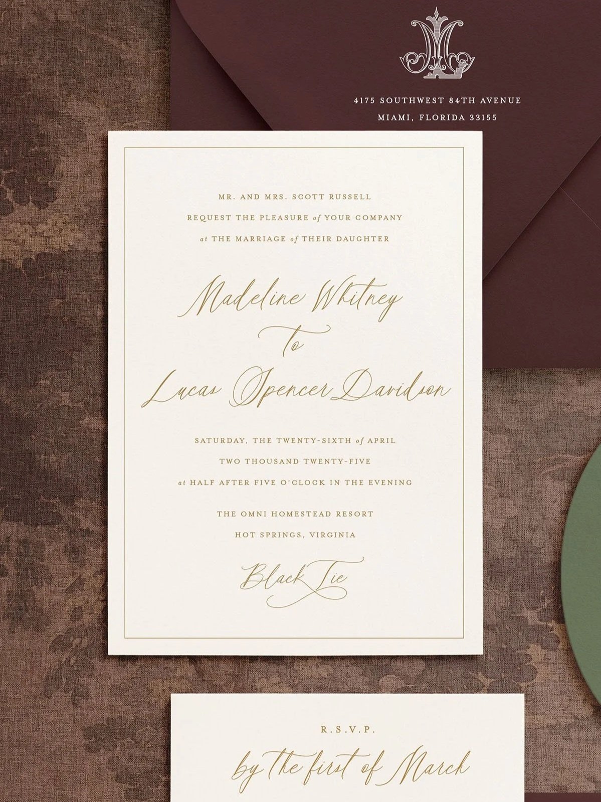 wedding invitation suite