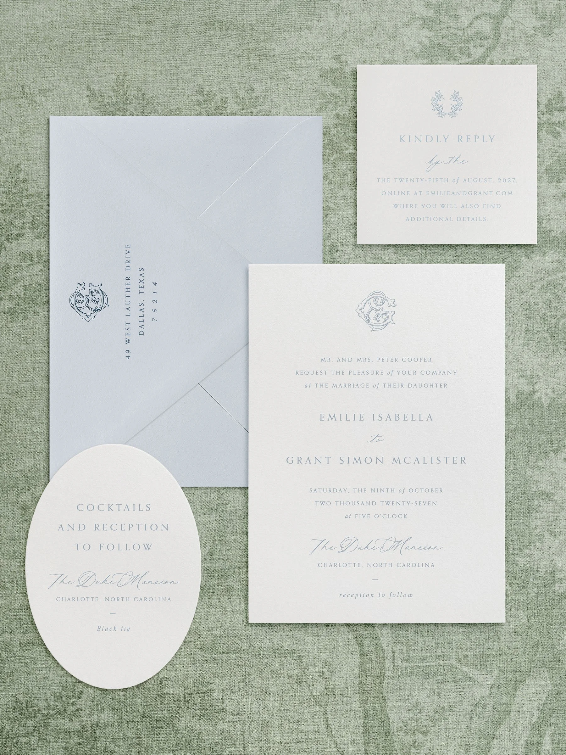 wedding invitation suite
