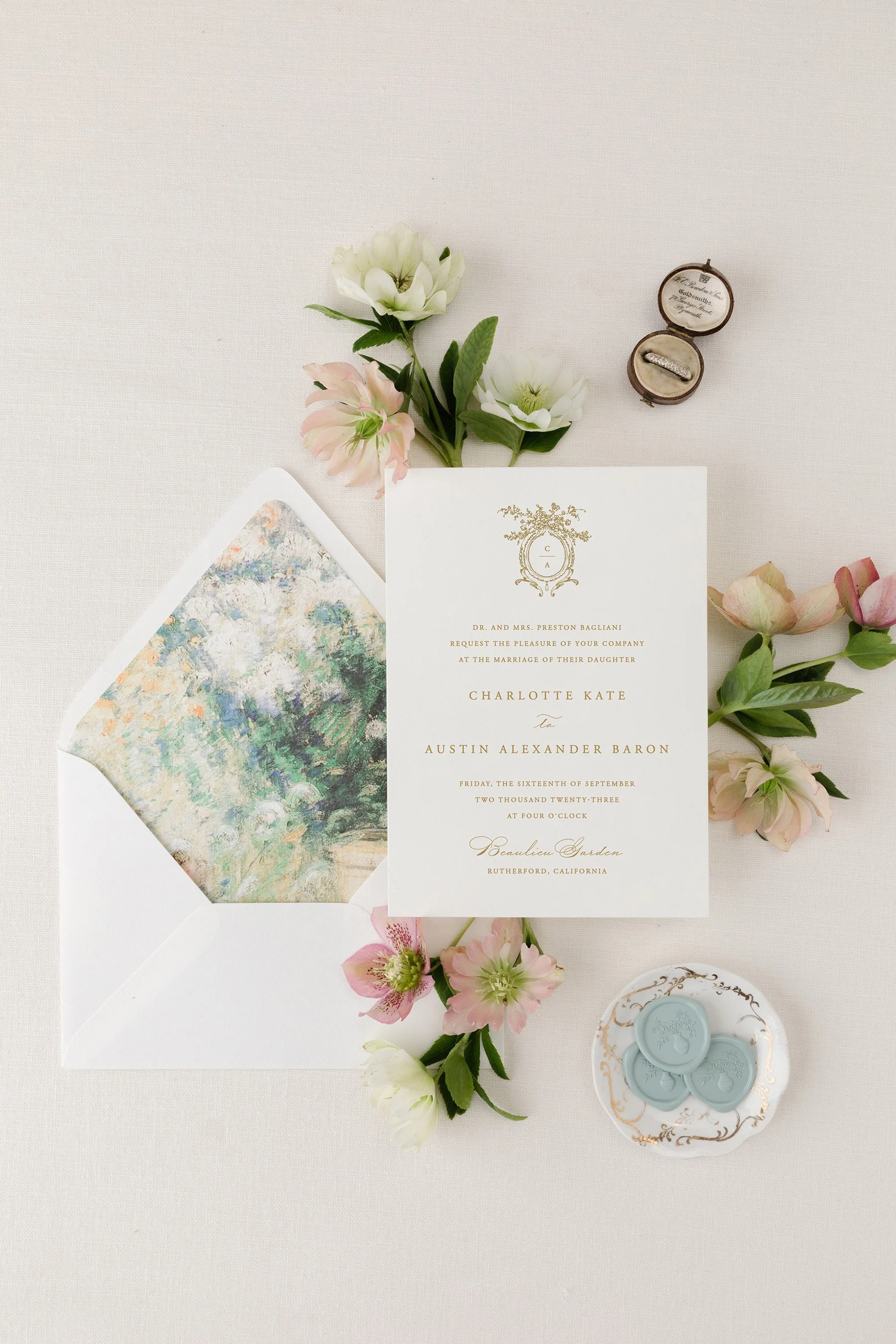 letterpress wedding invitation suite (Copy)