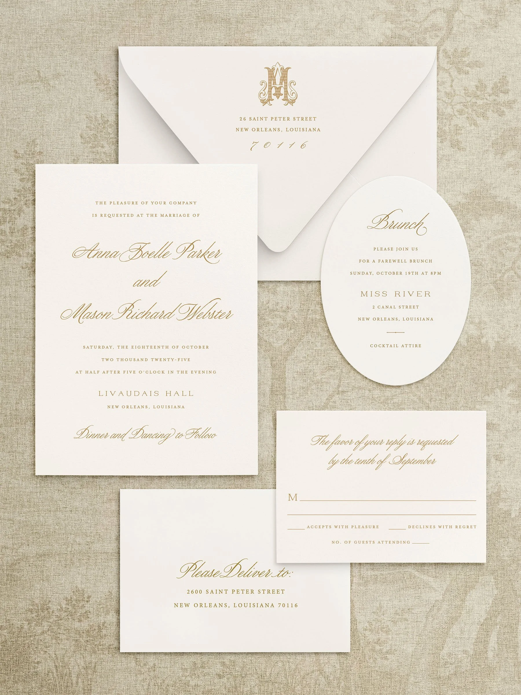 wedding invitation suite