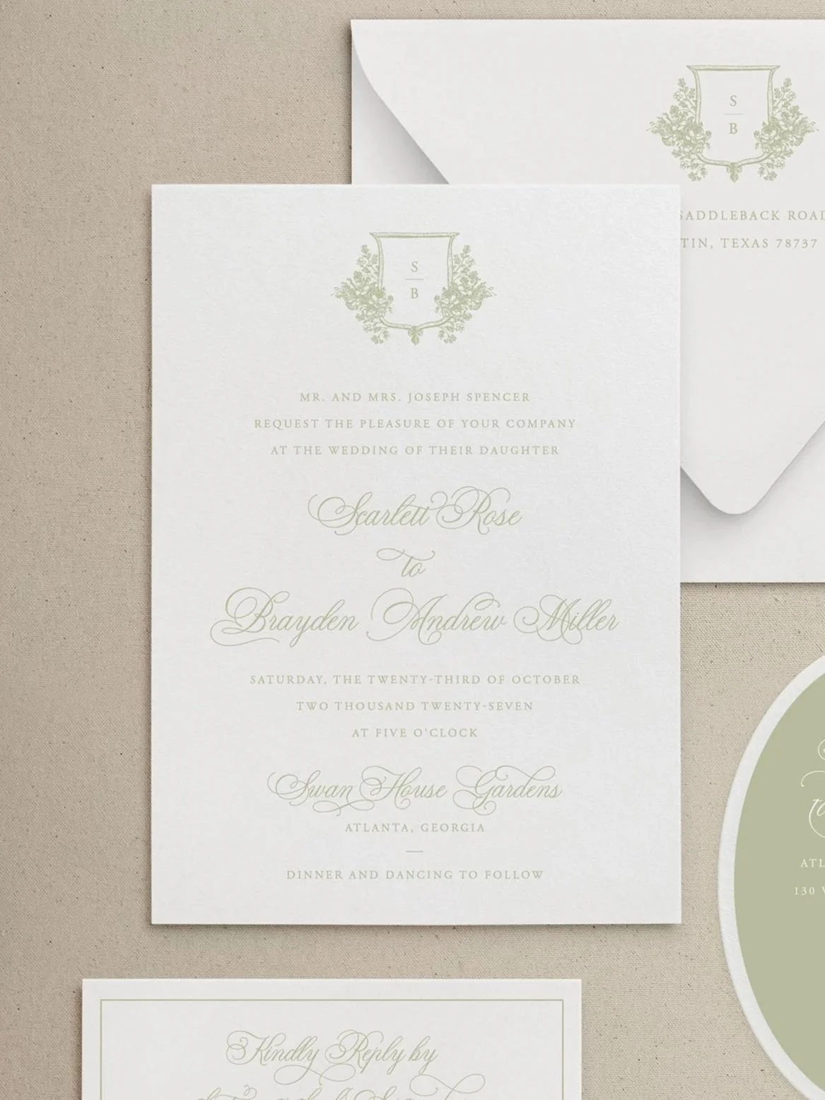 wedding invitation suite