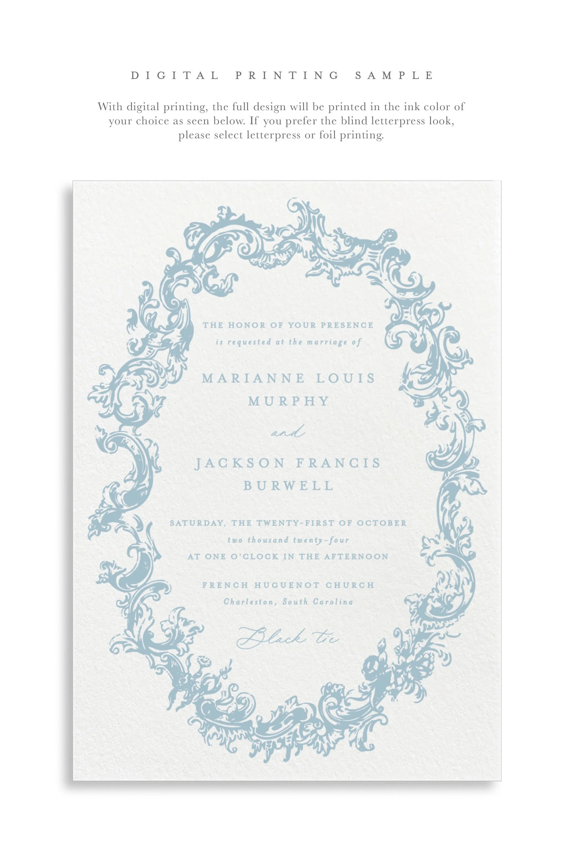 Parker | Wedding Invitation with RSVP + Details Card — Betty Lu Paperie