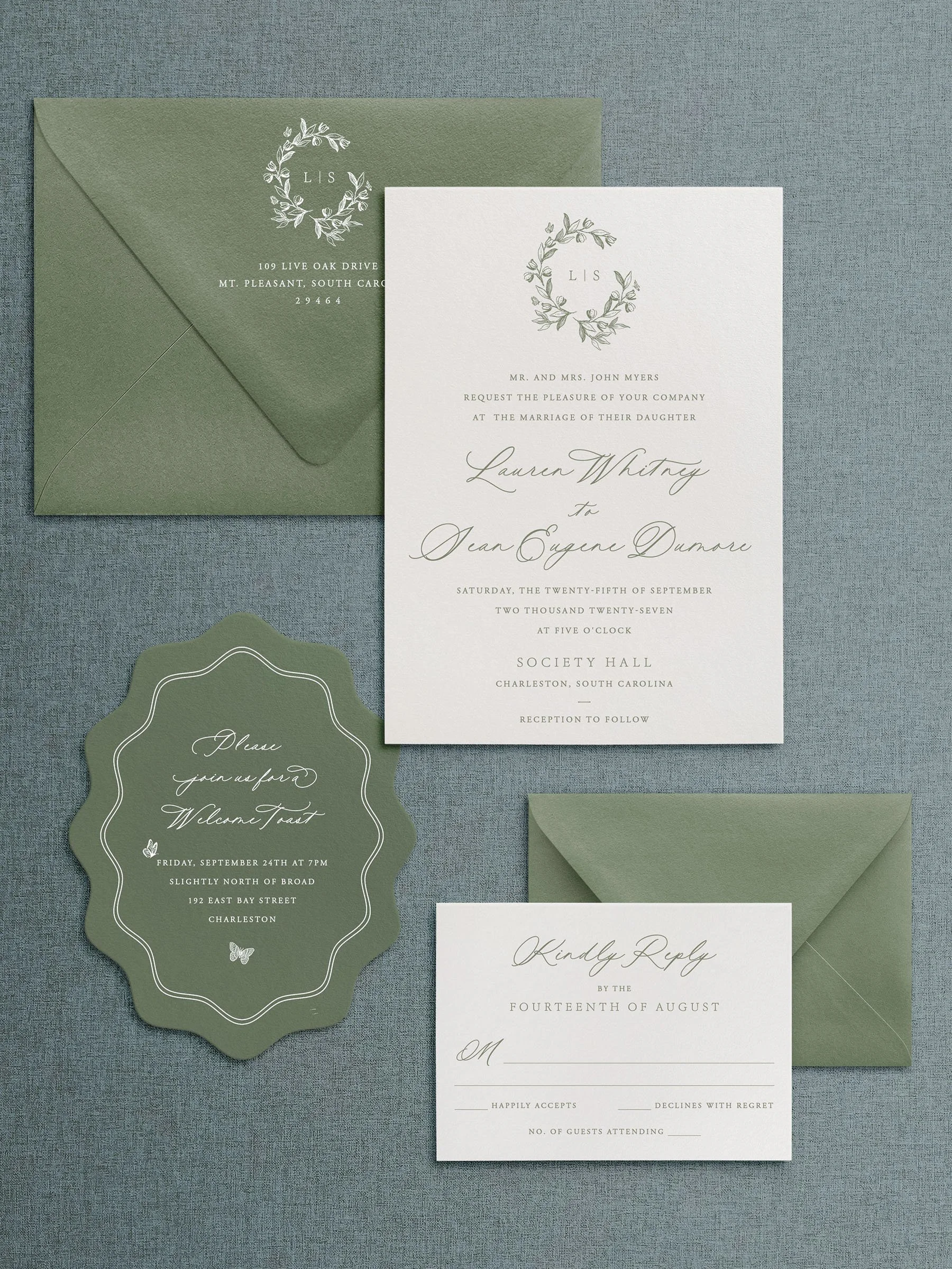 wedding invitation suite