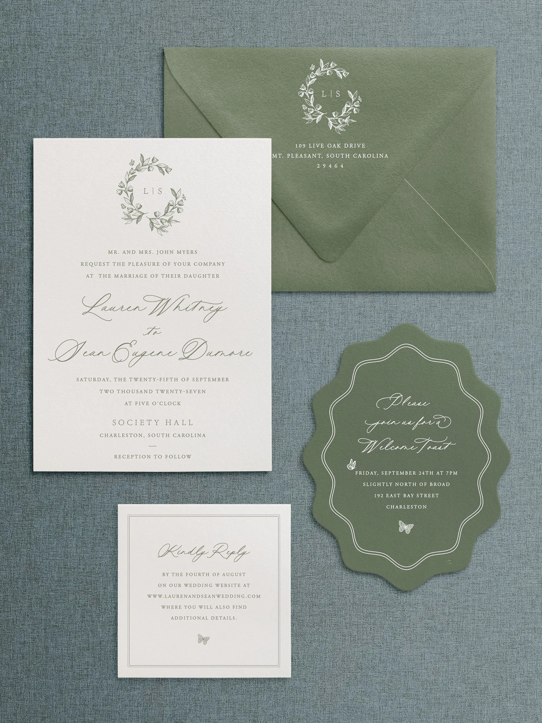wedding invitation suite