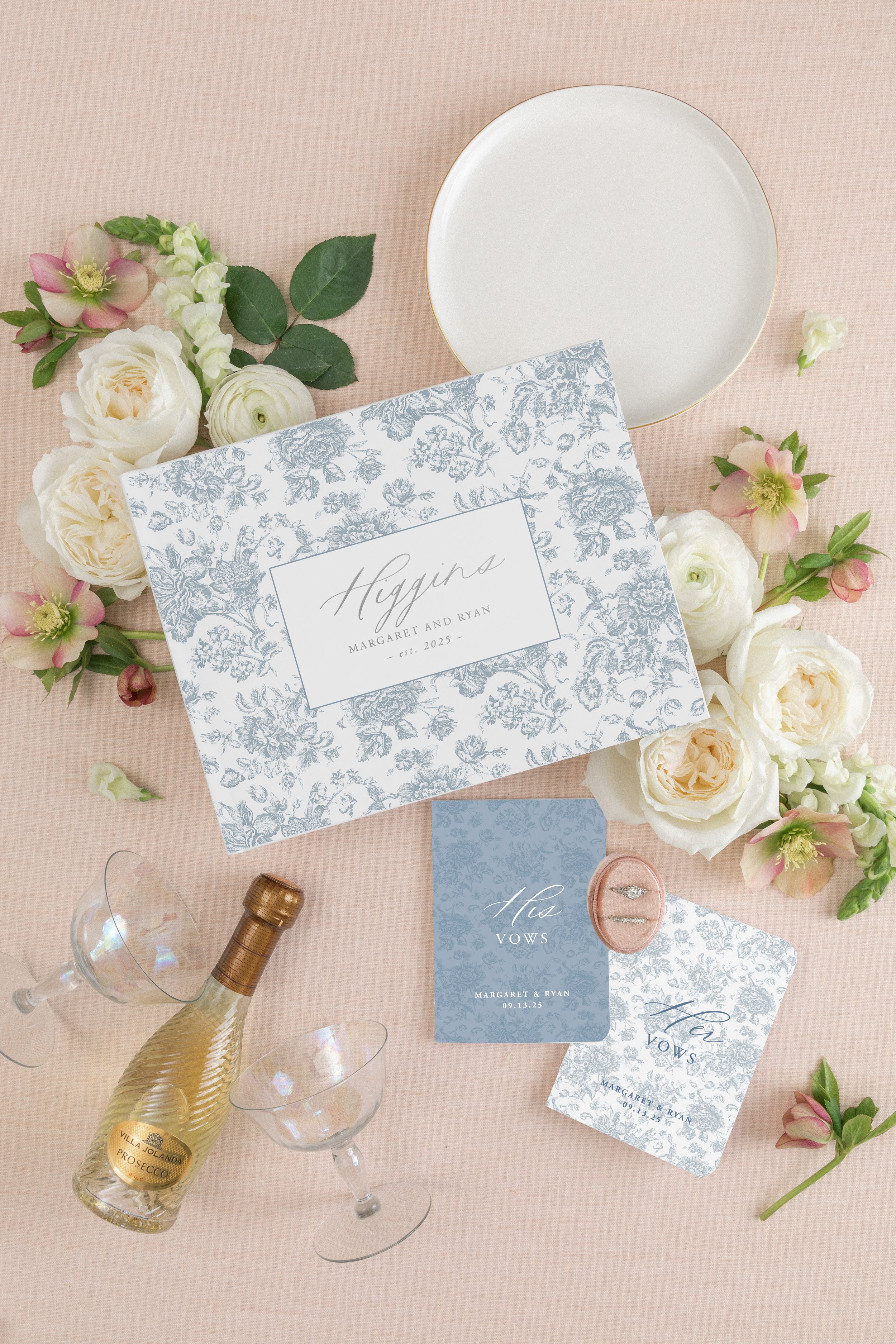 Wedding Guestbook and Vow Books