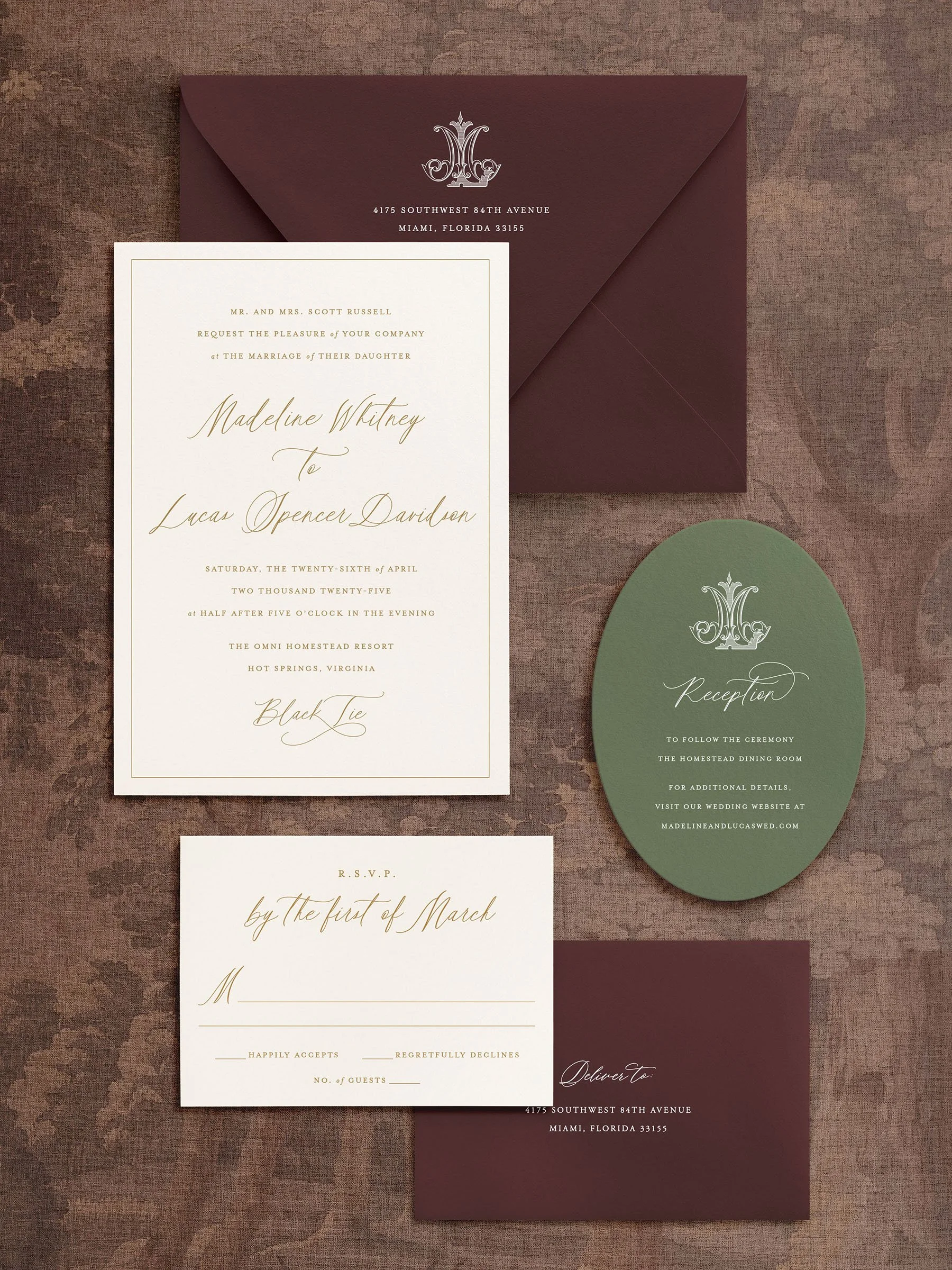 wedding invitation suite