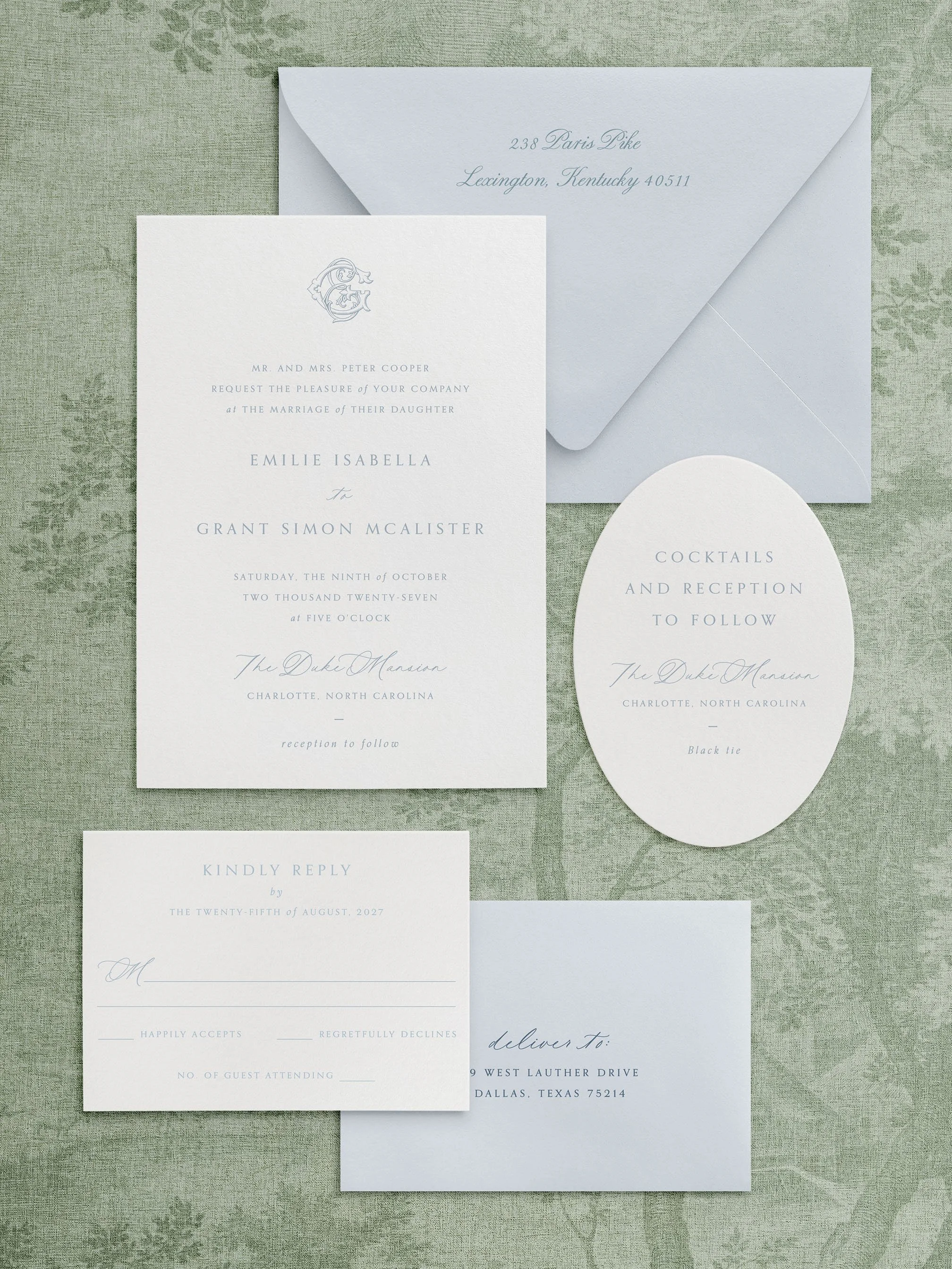 wedding invitation suite