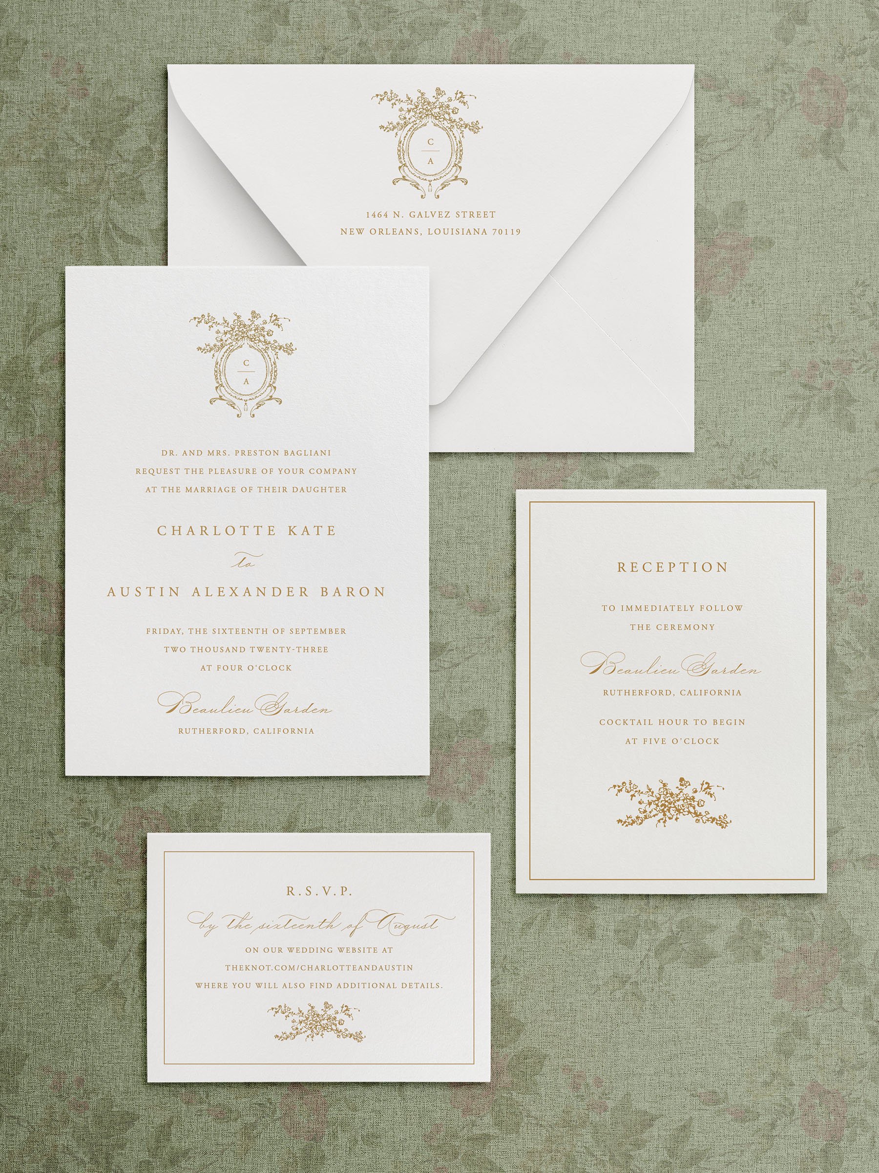 wedding invitation suite
