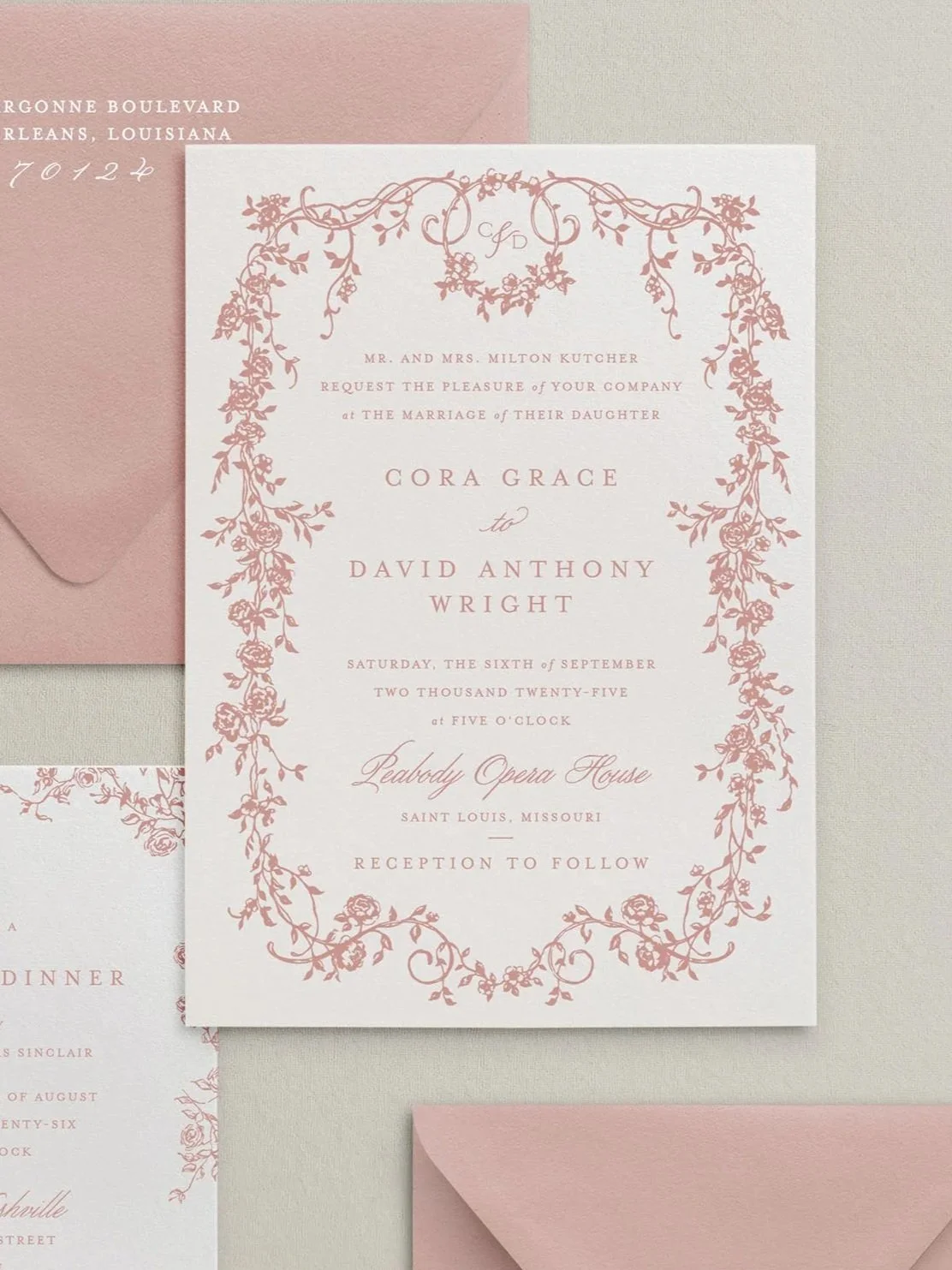 wedding invitation suite