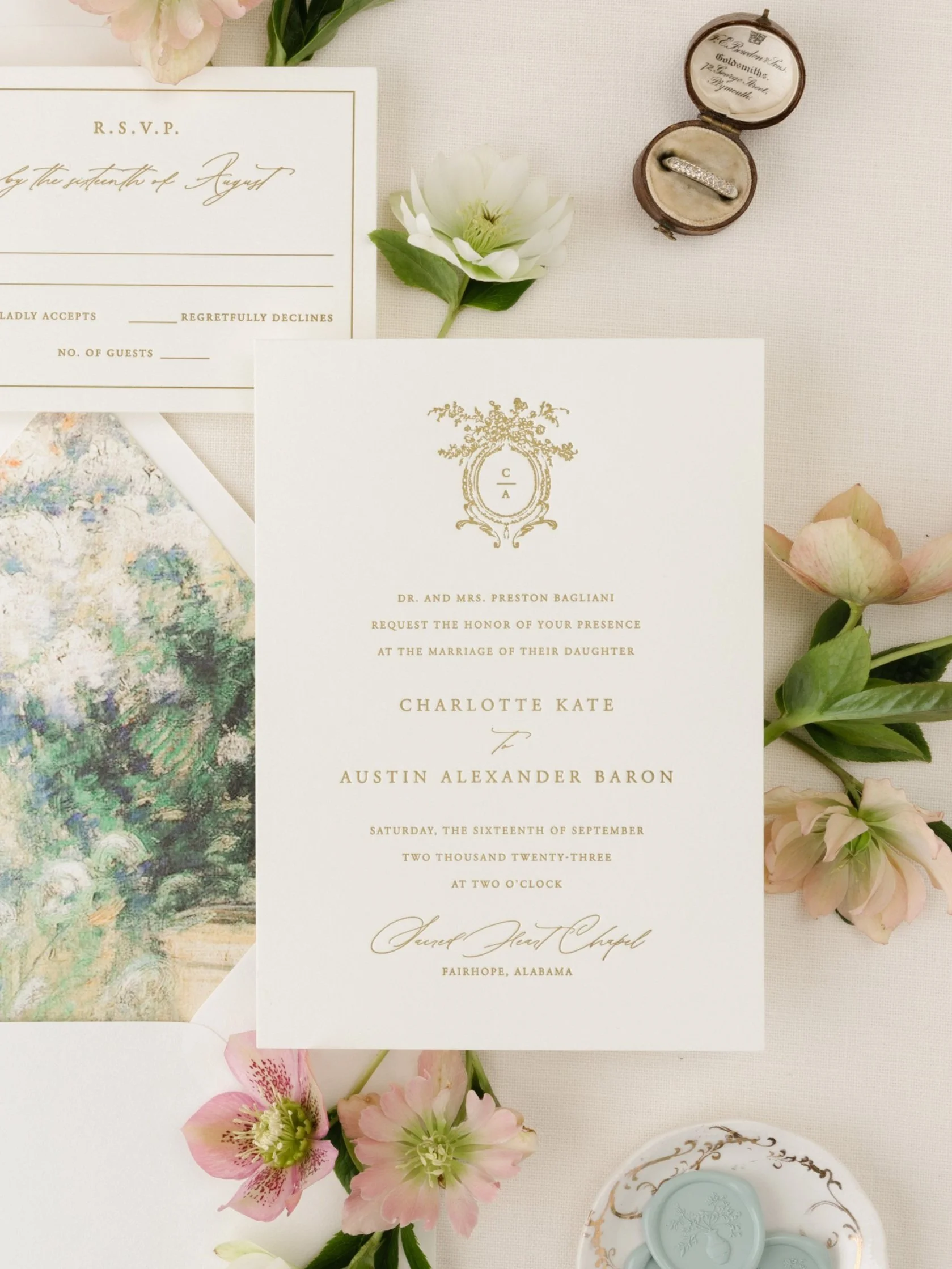 Grace | Wedding Invitation with RSVP