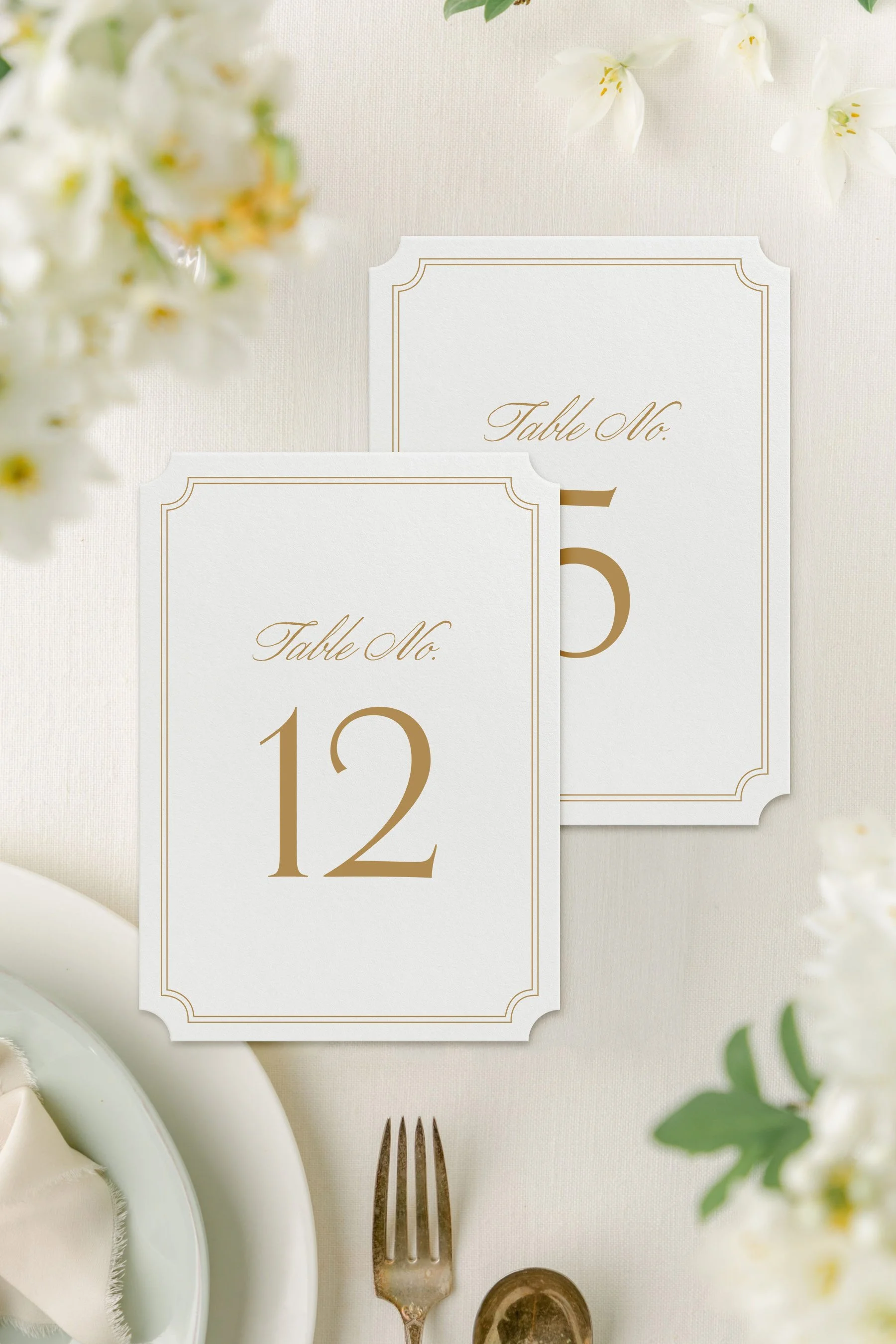Palermo | Wedding Table Numbers