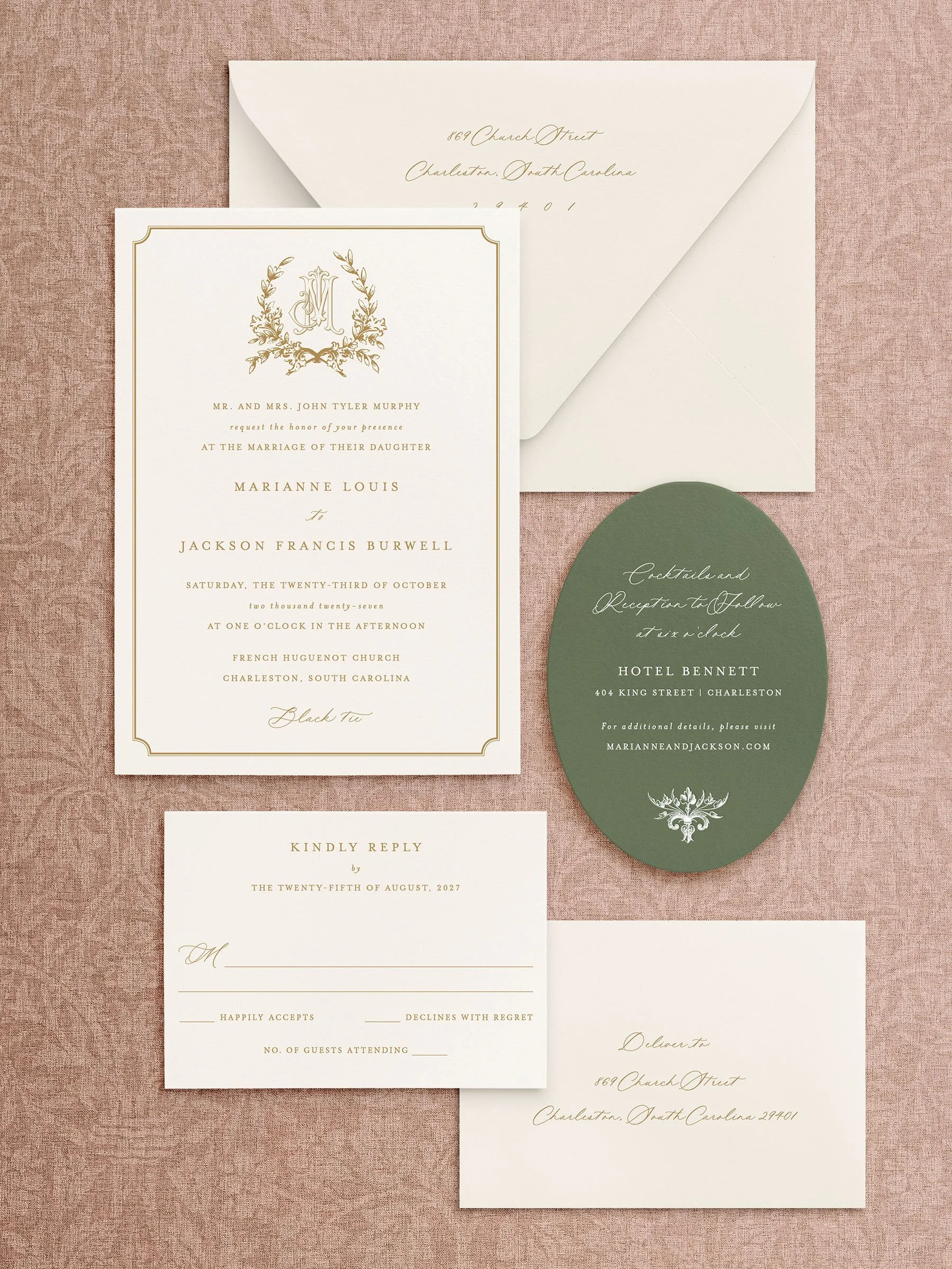 wedding invitation suite