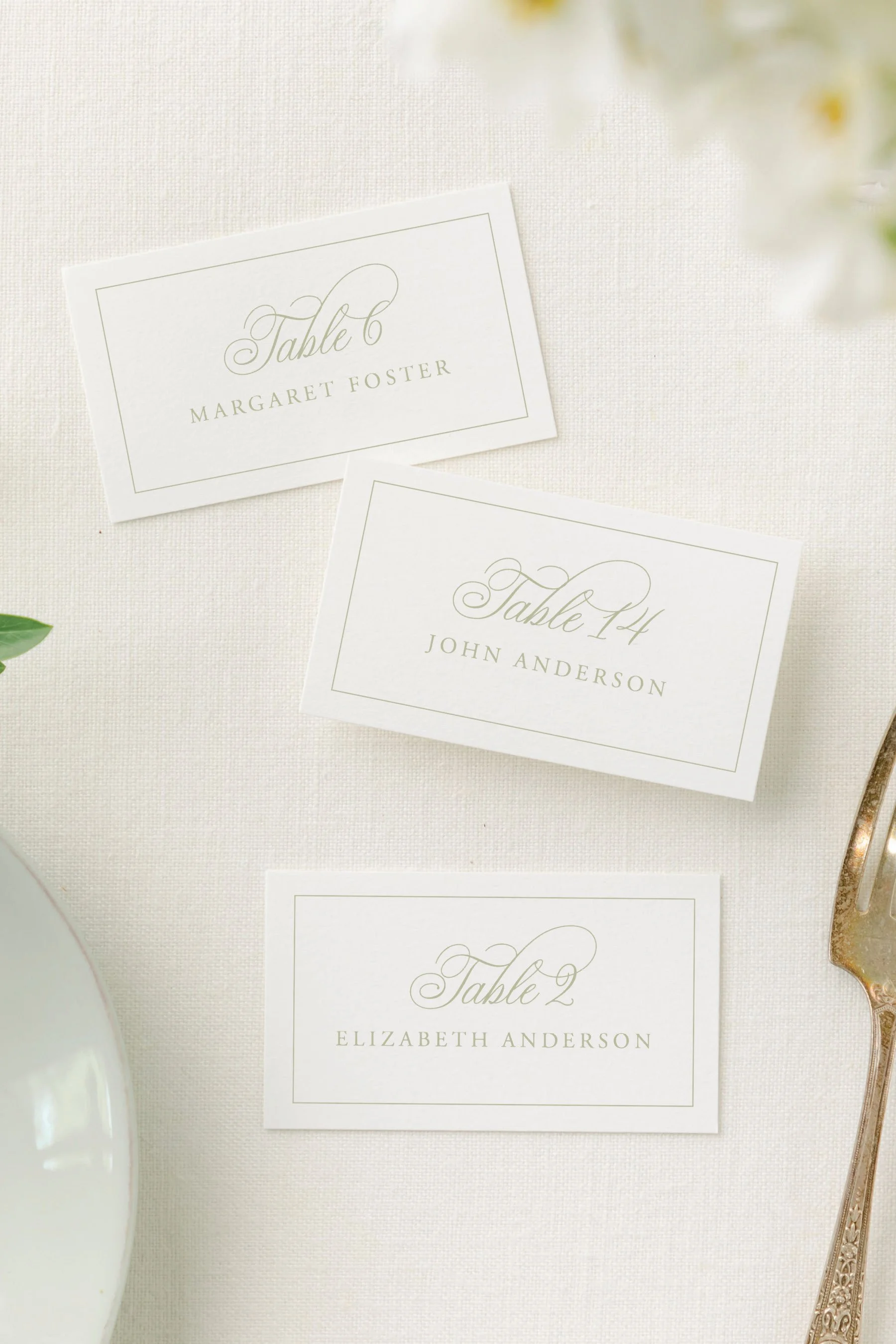 Wedding Escort Cards