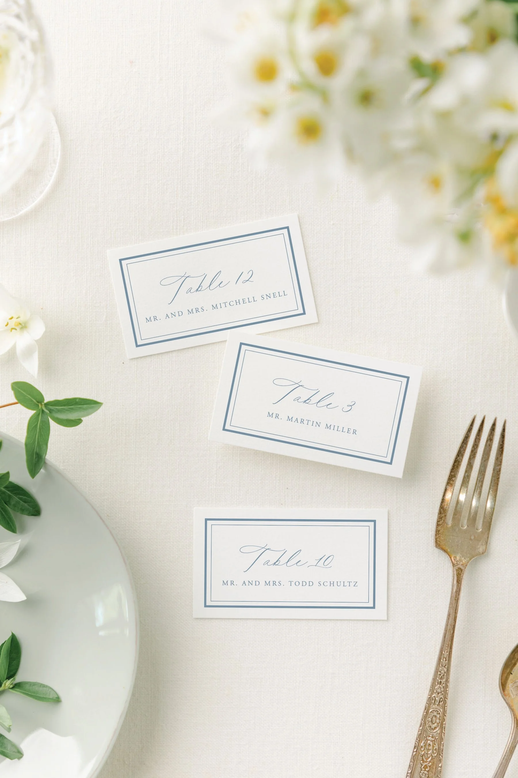 Wedding Escort Cards (Copy)