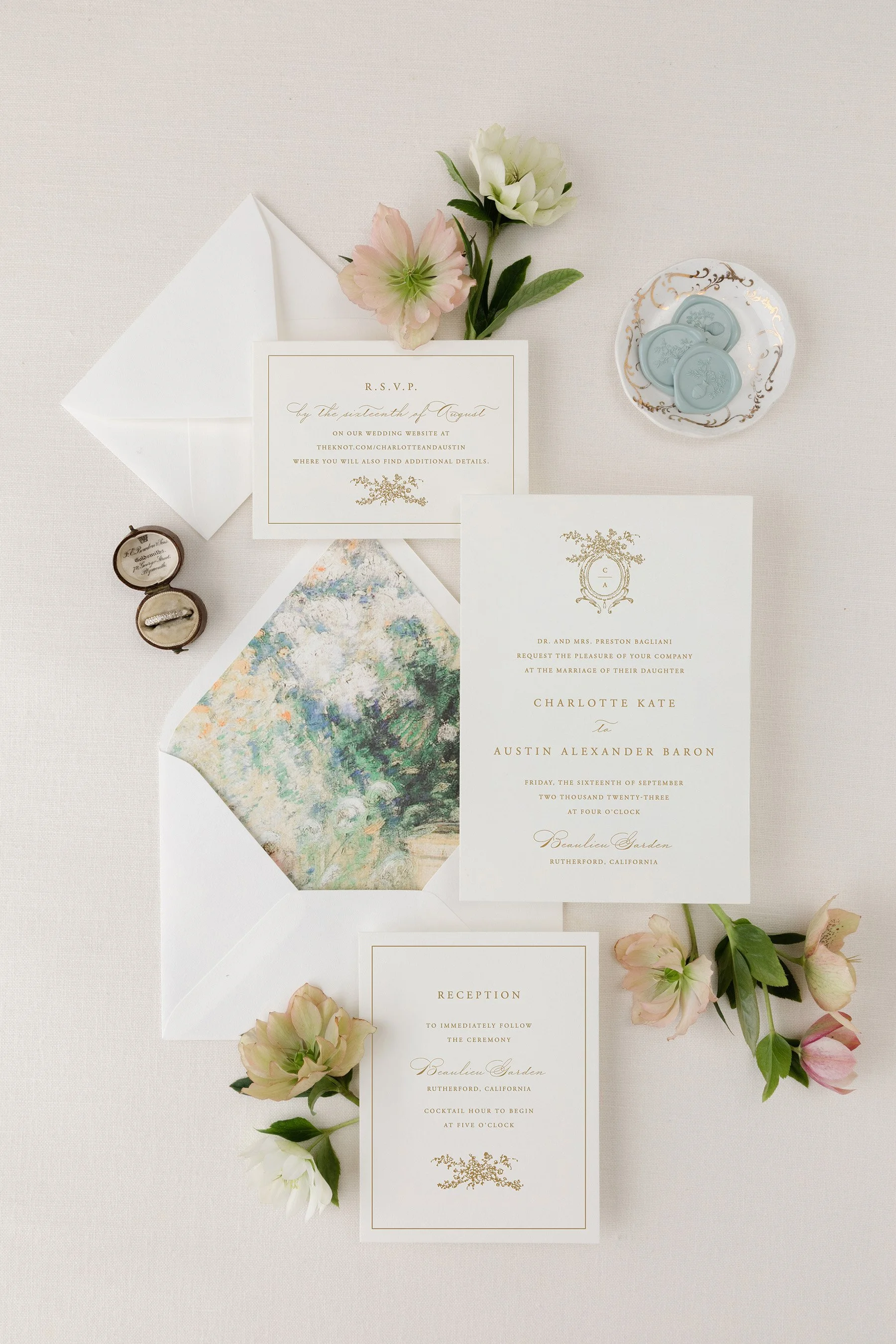 letterpress wedding invitation suite (Copy)